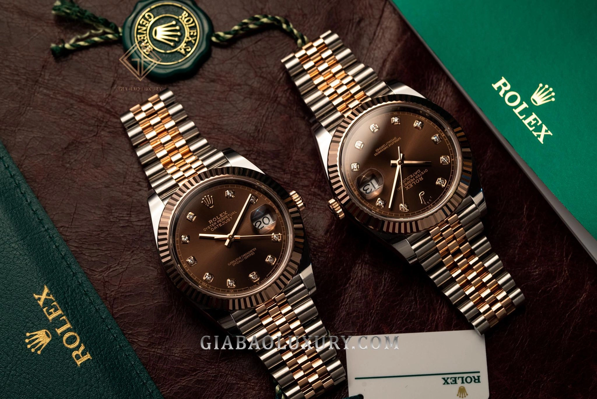 Rolex Datejust 41 126331 mặt chocolate: Everose Rolesor — ảnh chi tiết 03