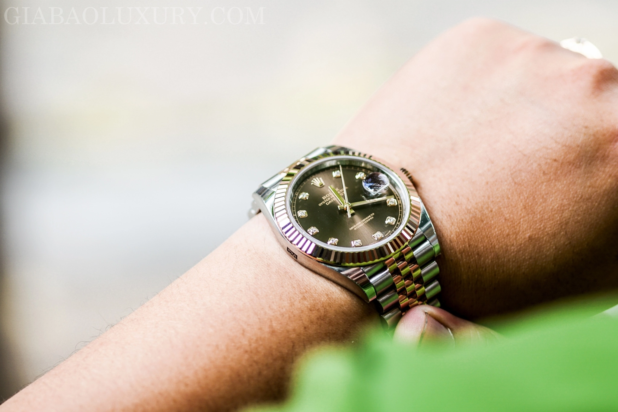 Rolex Datejust 41 126331 mặt chocolate: Everose Rolesor — ảnh chi tiết 05