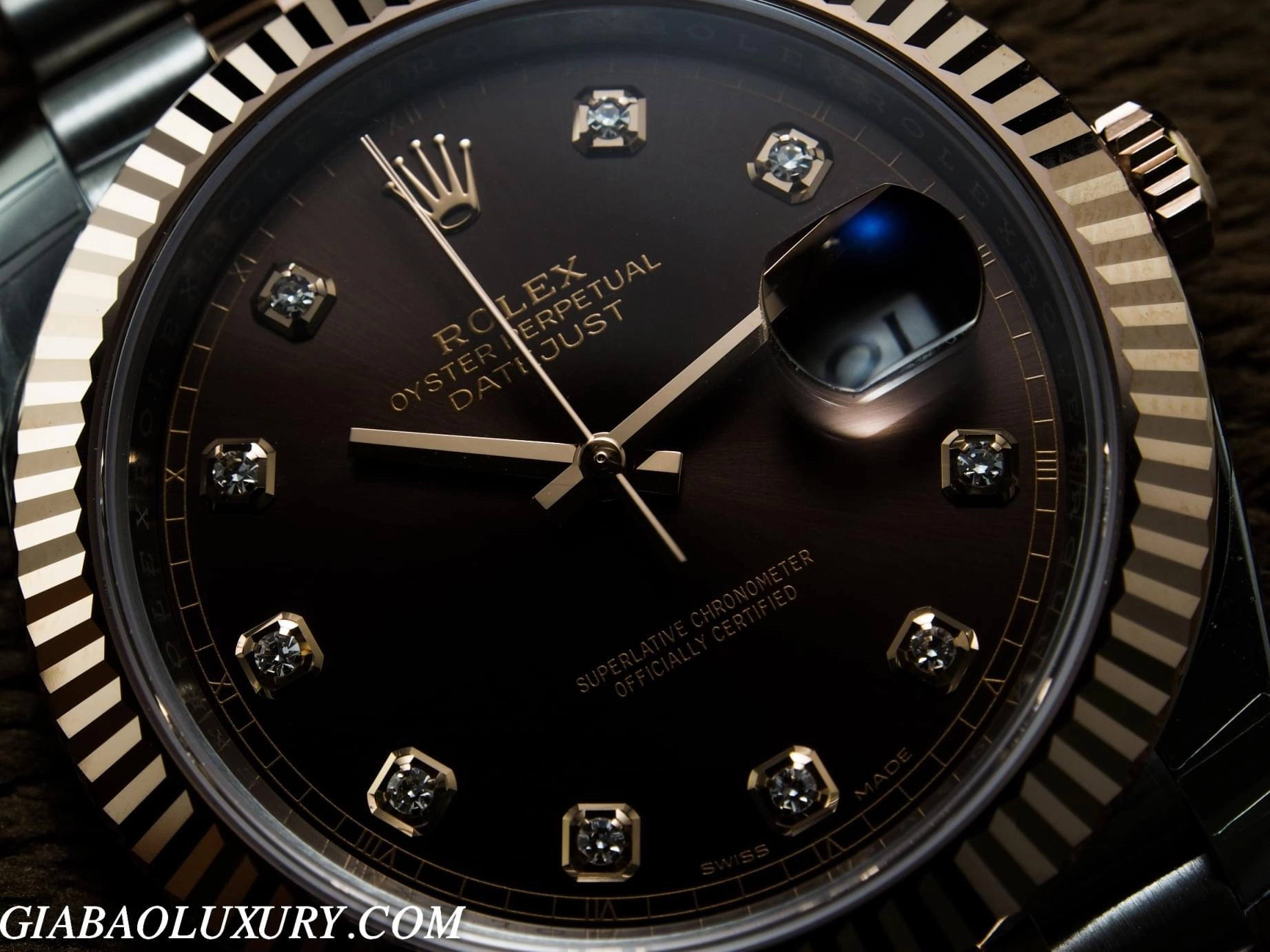 Rolex Datejust 41 126331 mặt chocolate: Everose Rolesor — ảnh chi tiết 06