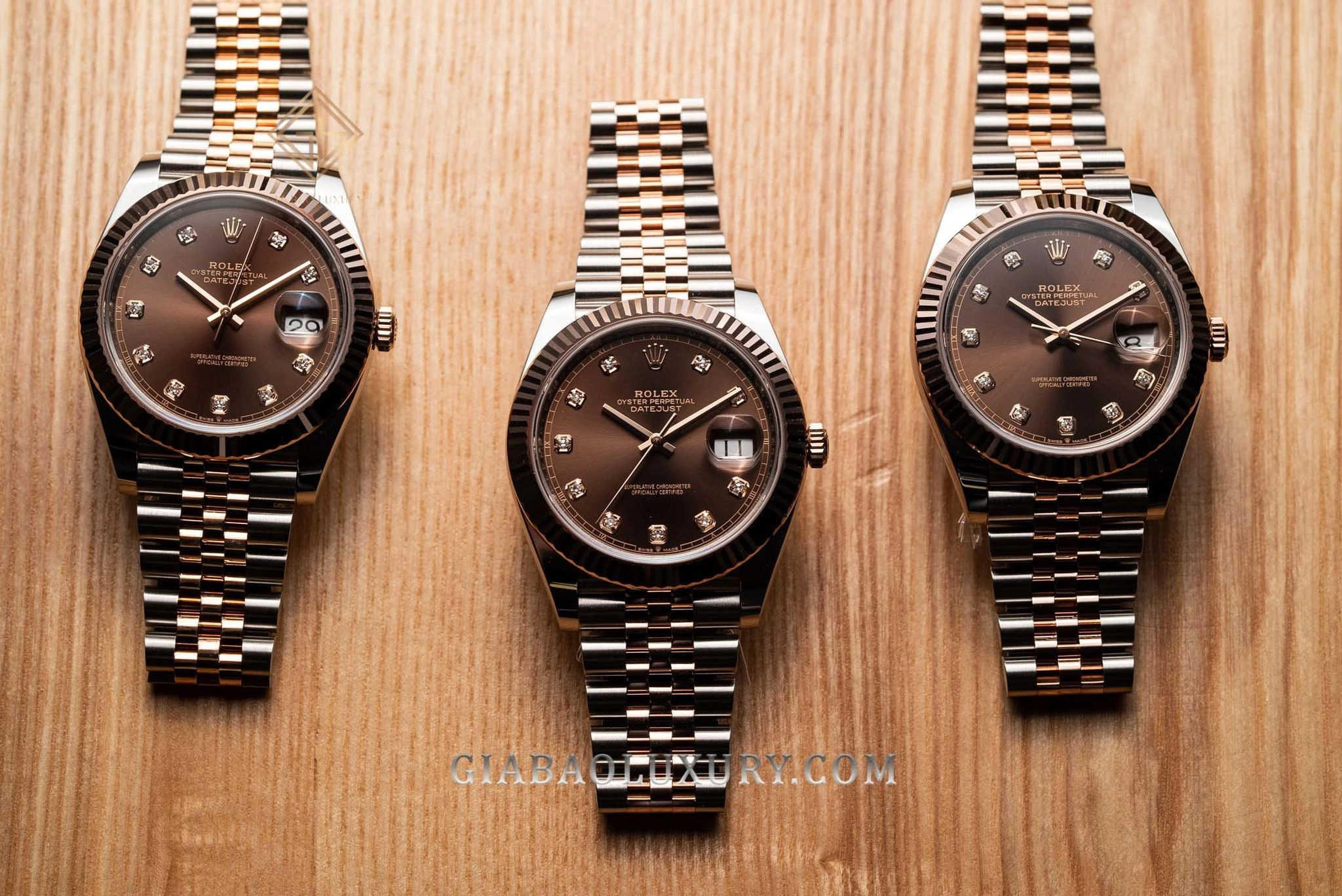 Rolex Datejust 41 126331 mặt chocolate: Everose Rolesor — ảnh chi tiết 20