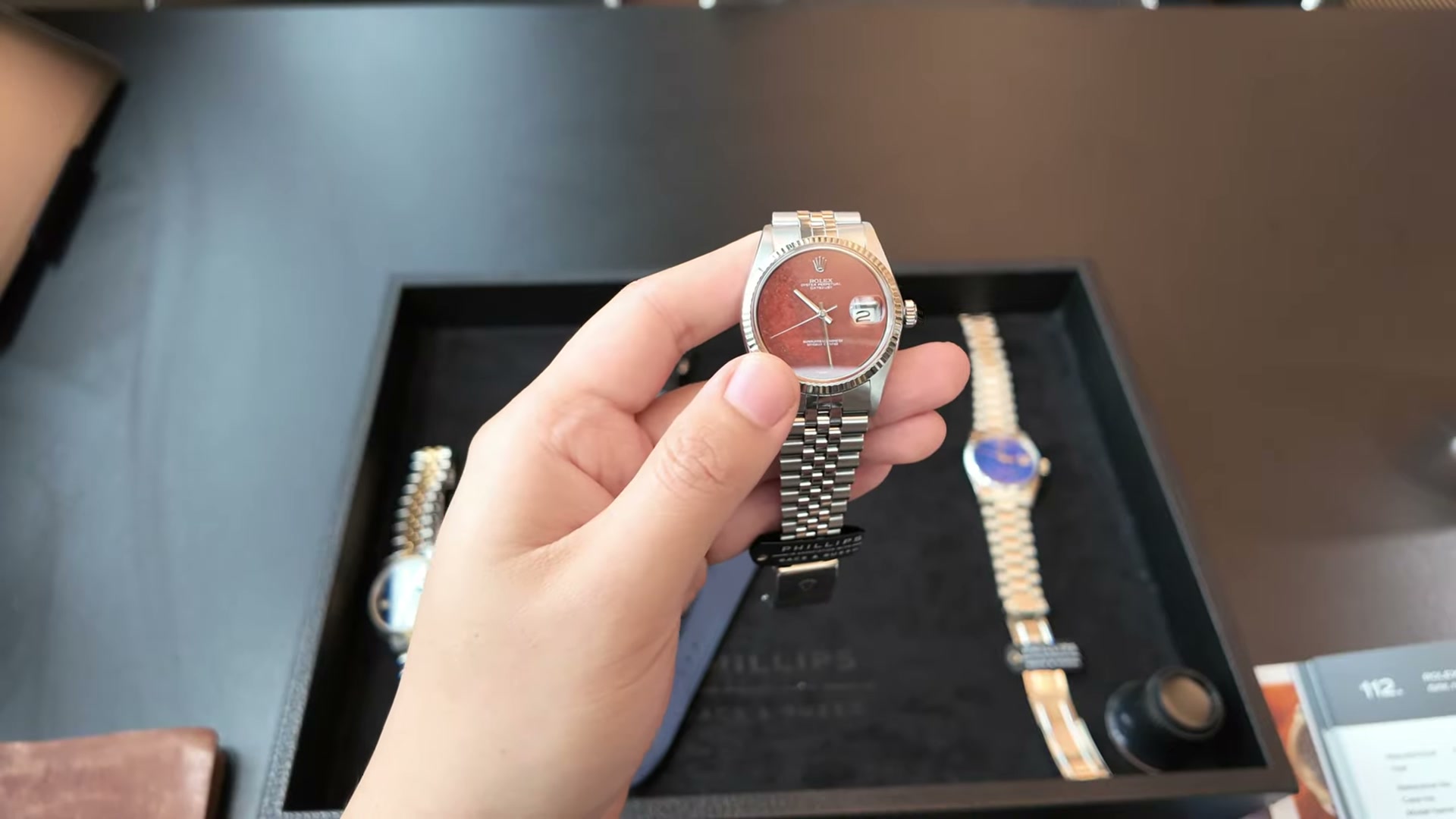 Rolex Datejust 1601 mặt red jasper