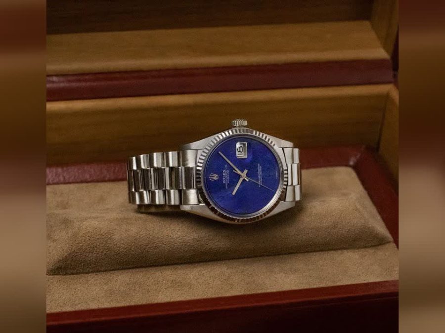 Rolex Datejust 1601: lapis lazuli và red jasper