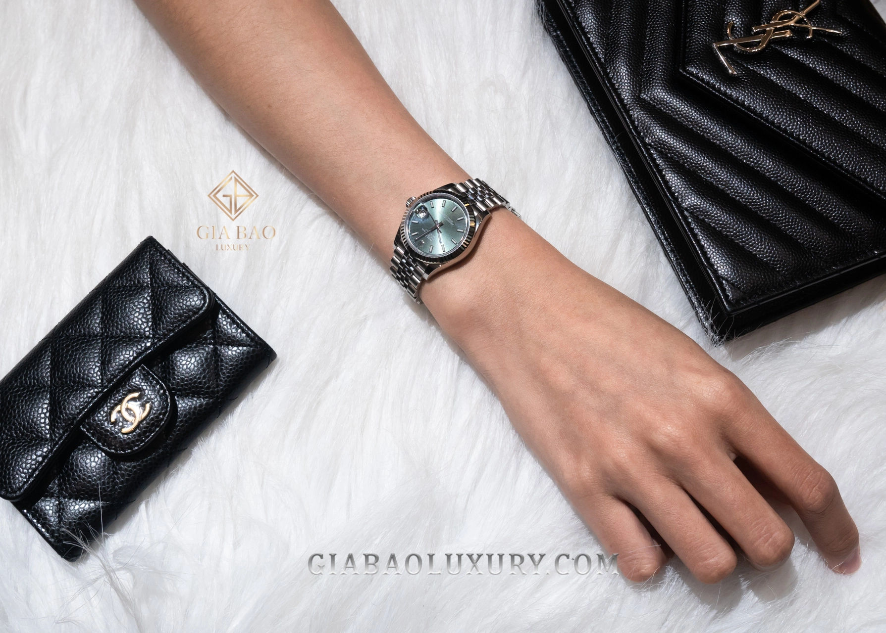 Rolex Datejust 31 Ref. 278274: Rolex Datejust 31 Ref. 278274 trên cổ tay