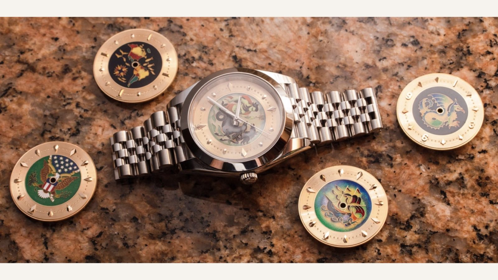 Mặt số men tùy biến cho Rolex Datejust 41
