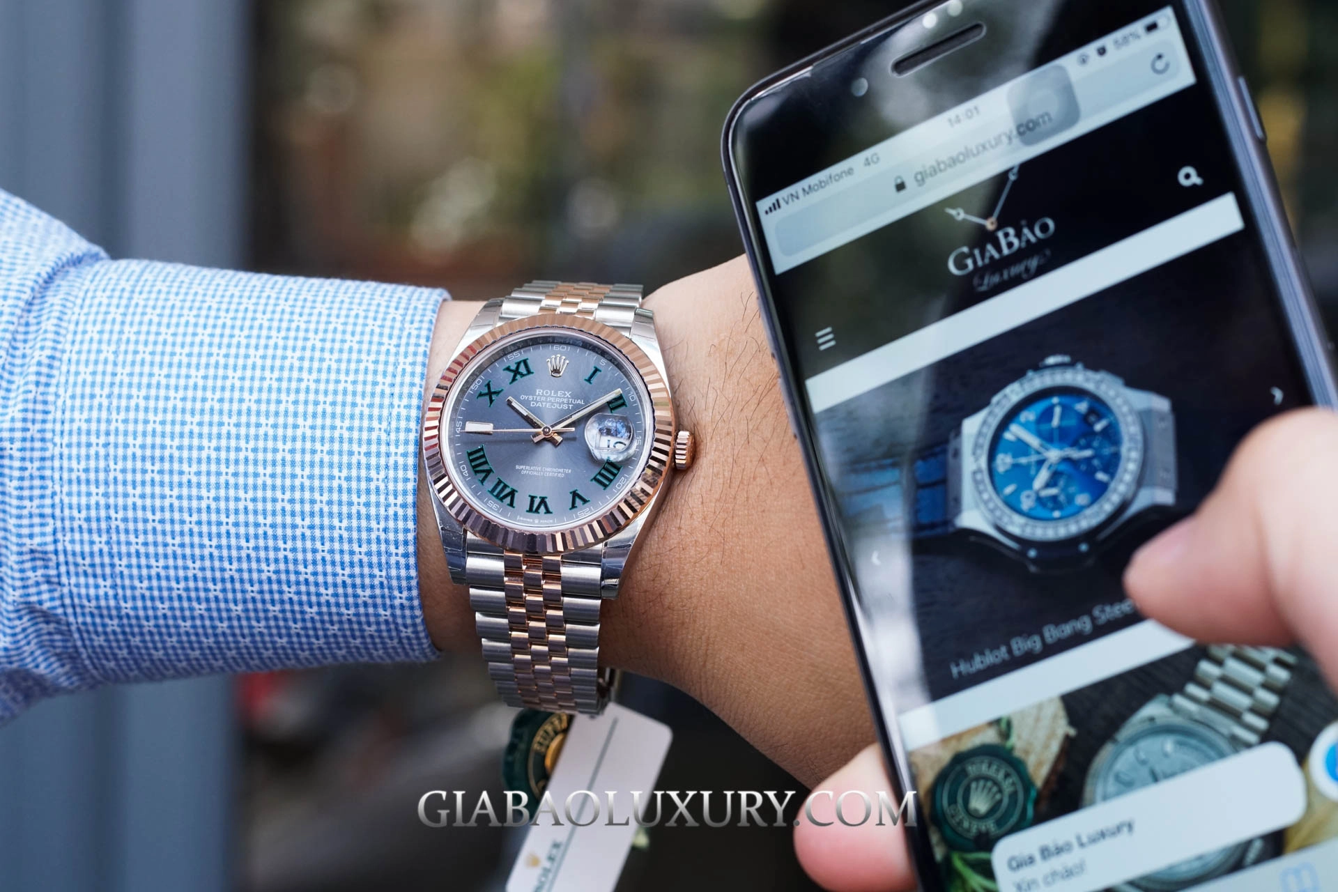 Rolex Datejust 41 mặt “Wimbledon”: 126331 và 126334: Datejust 41 trong bối cảnh sử dụng