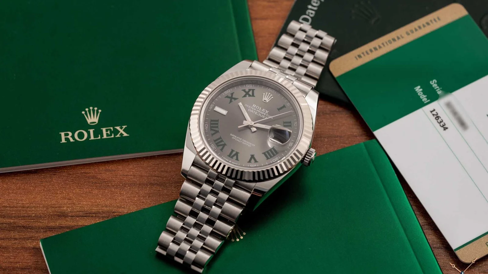 Rolex Datejust 41 mặt “Wimbledon”: 126331 và 126334