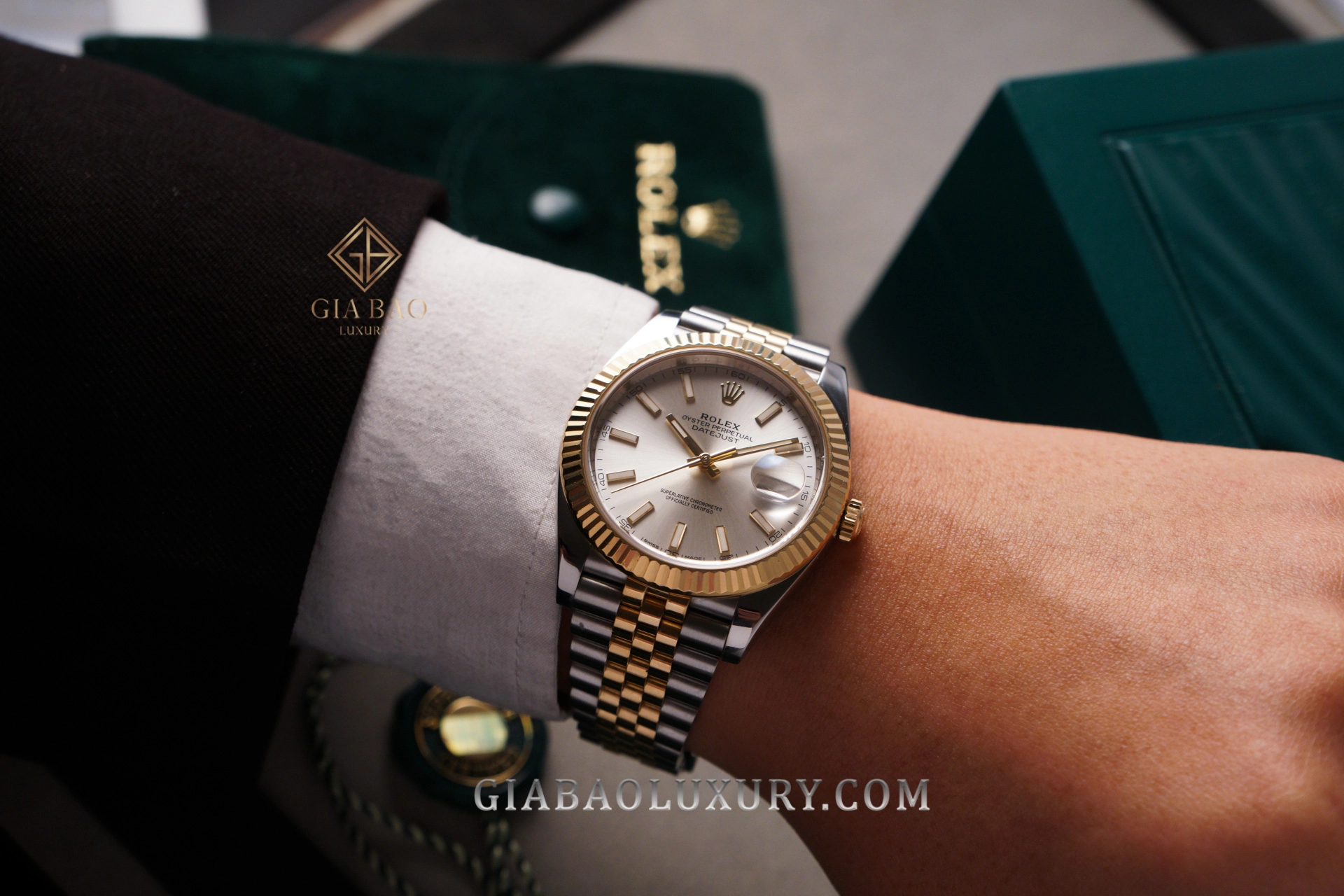 Rolex Datejust: chọn kích thước từ 26 đến 41 mm: Datejust 41 mm trong cấu hình Rolesor