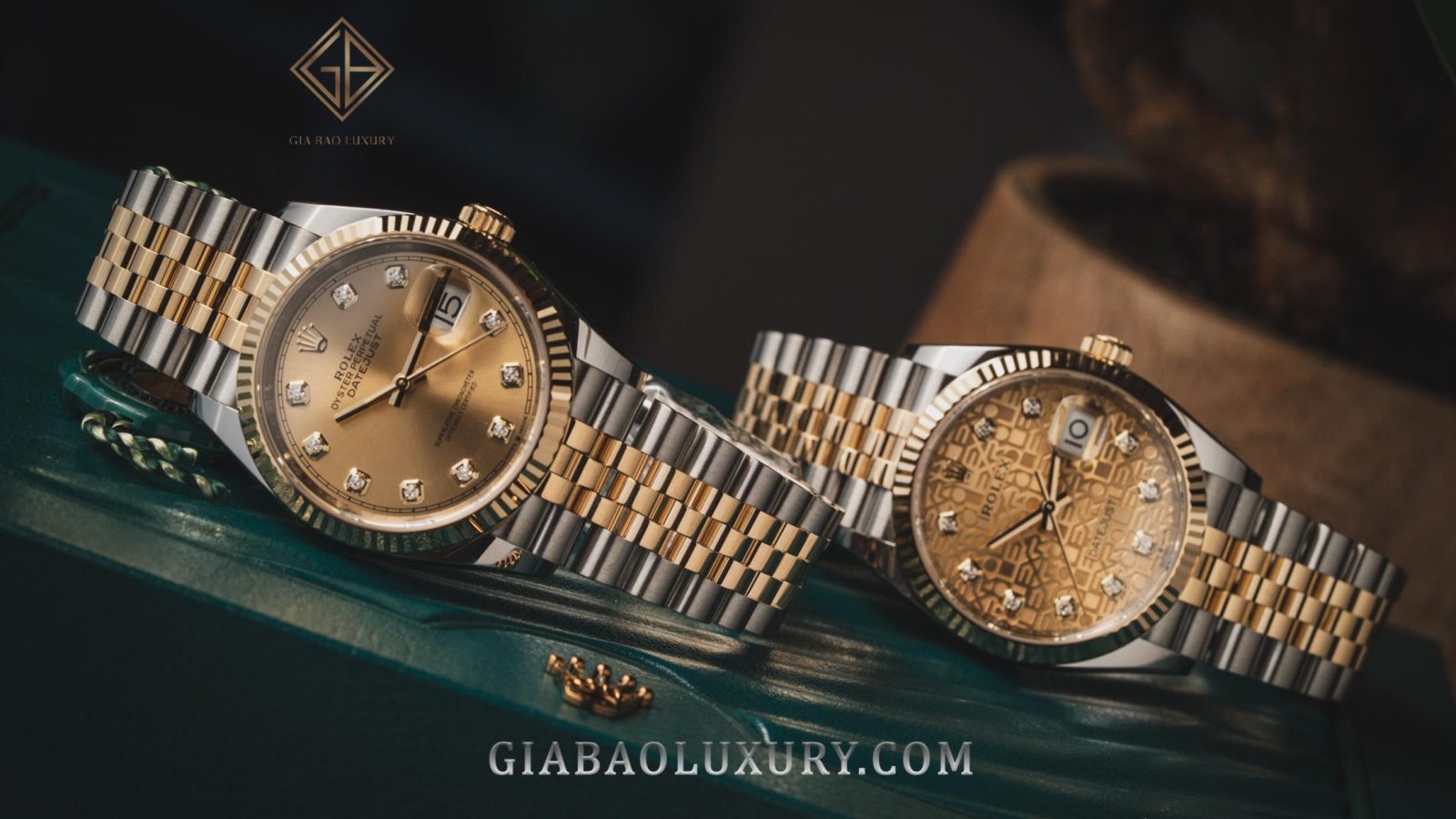 Mặt số Rolex Datejust: Jubilee motif và chải tia khác gì?