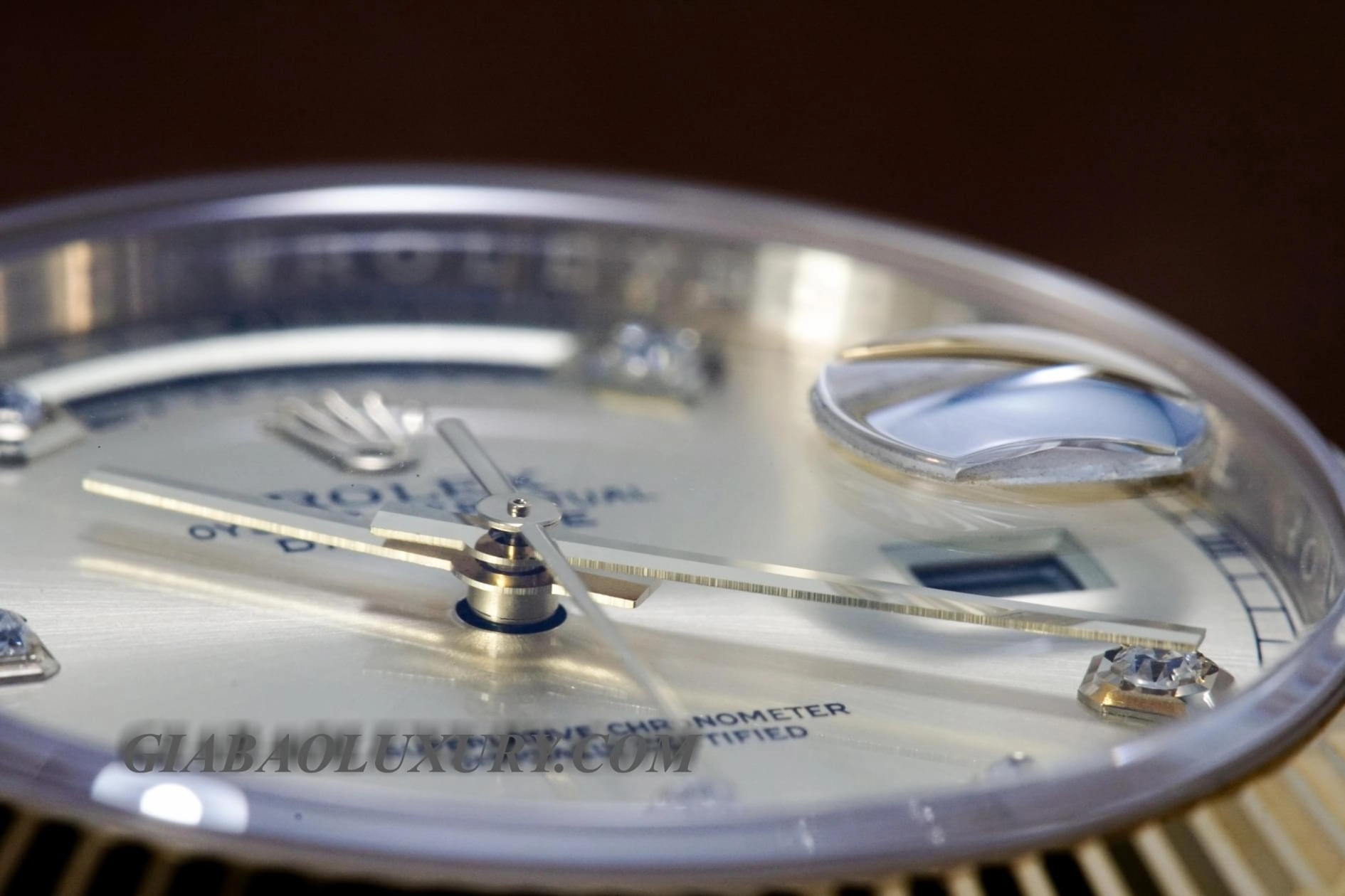 Rolex Day-Date 118238 mặt hồng cọc kim cương — ảnh chi tiết 28