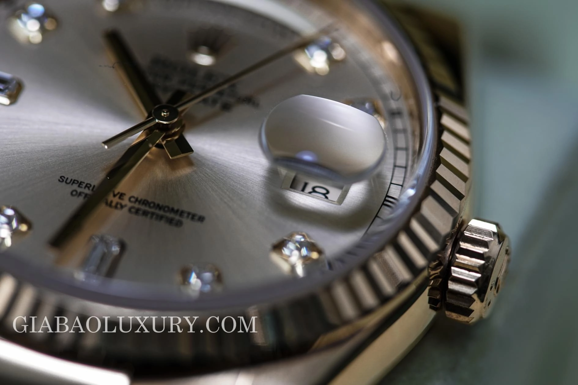 Rolex Day-Date 118238 mặt hồng cọc kim cương — ảnh chi tiết 31