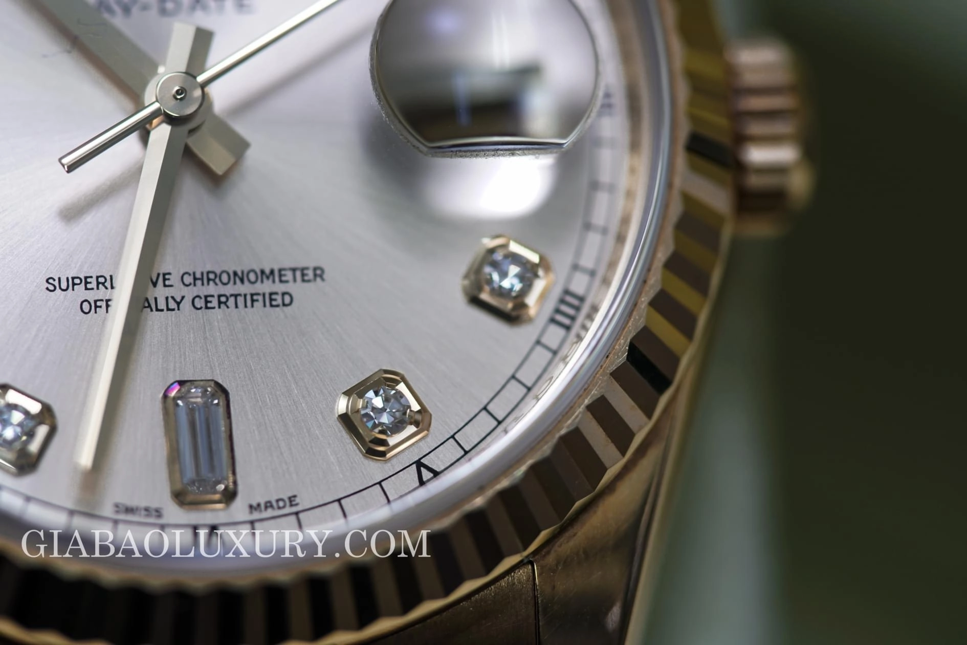 Rolex Day-Date 118238 mặt hồng cọc kim cương — ảnh chi tiết 34