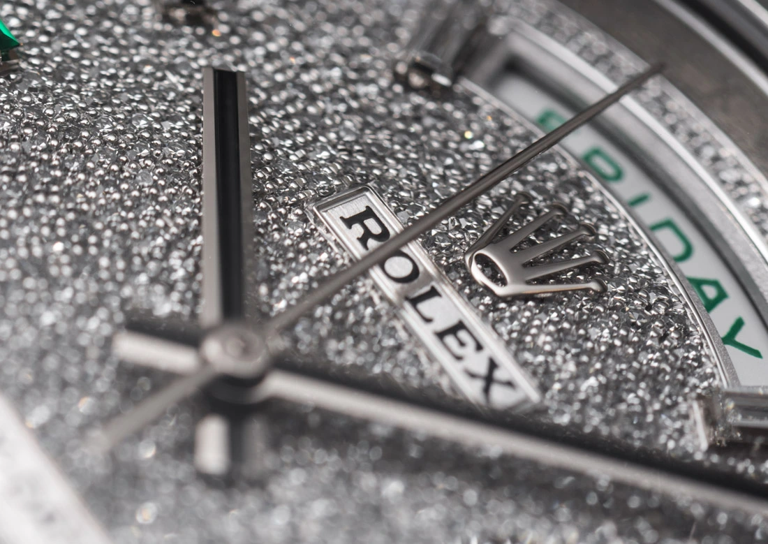 Rolex Day-Date 228396TEM: platinum và emerald: Rolex Day-Date 40 Ref. 228396TEM bằng platinum