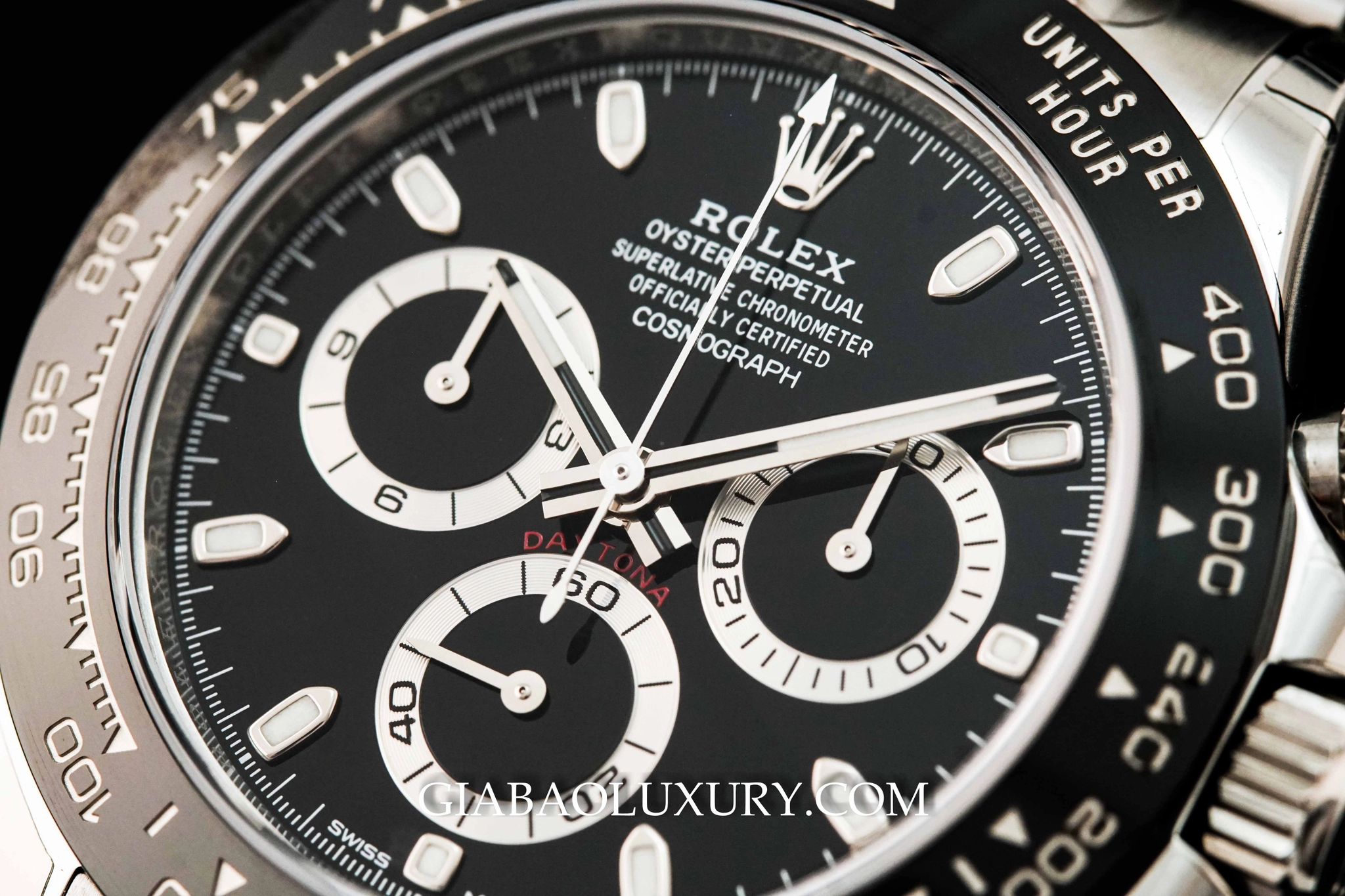 Rolex Daytona 116500LN: bezel Cerachrom và calibre 4130 — ảnh chi tiết 12