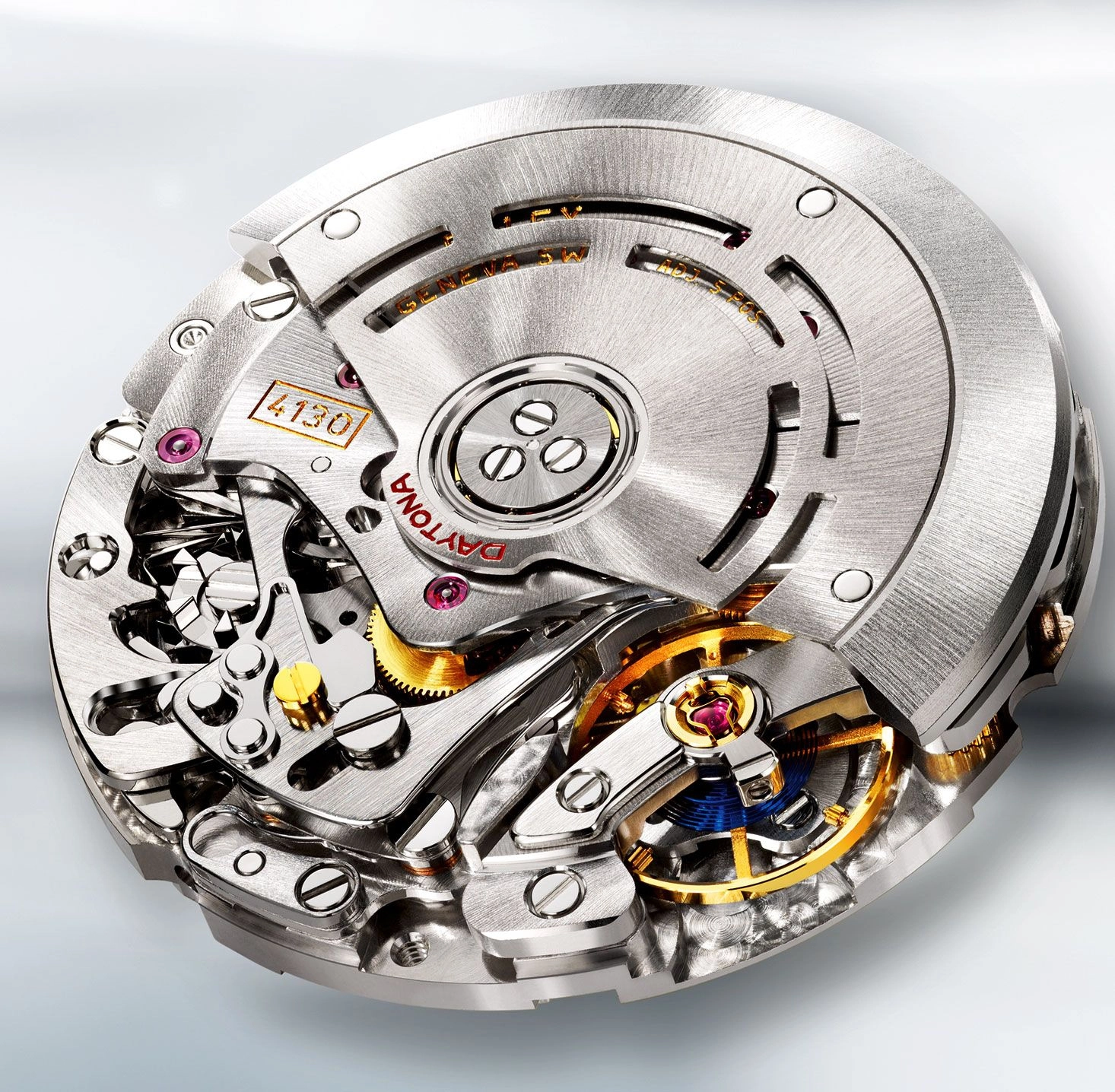 Rolex Daytona 116508 mặt số xanh: Mặt đáy kín của Daytona 116508