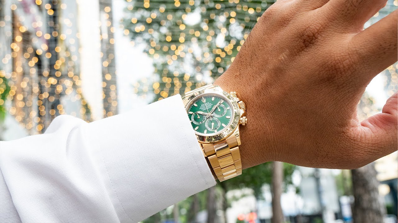 Rolex Daytona 116508 mặt số xanh