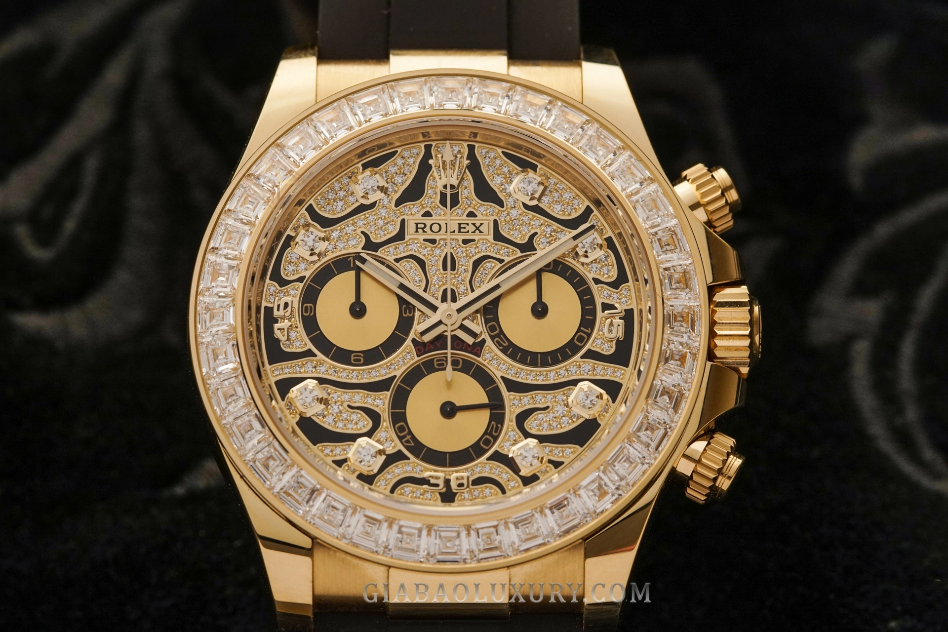 Rolex Daytona 116588TBR “Eye of the Tiger”: vỏ vàng vàng 40 mm và nút bấm vặn vít