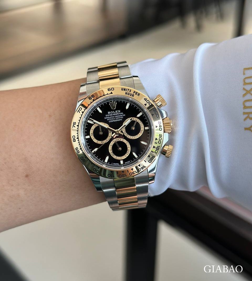 Rolex Daytona 126503 nhìn thẳng trên cổ tay