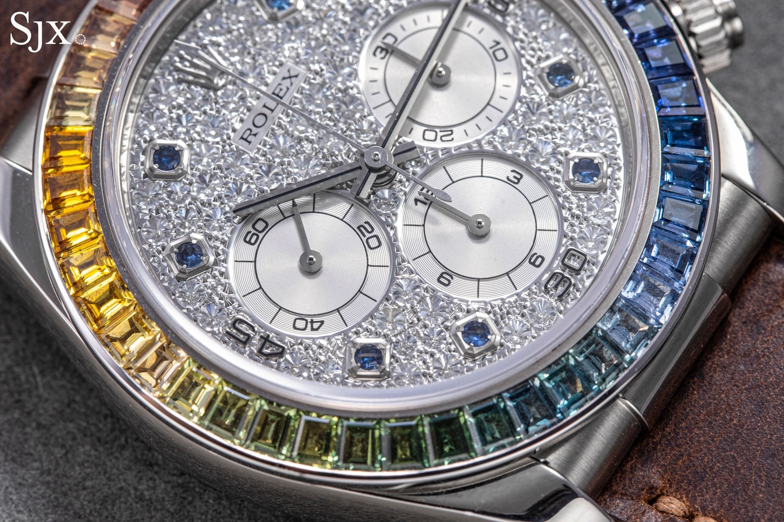 Rolex Daytona “Rainbow” Ref. 16599SAAEC: hồ sơ chiếc đầu tiên — ảnh chi tiết 1