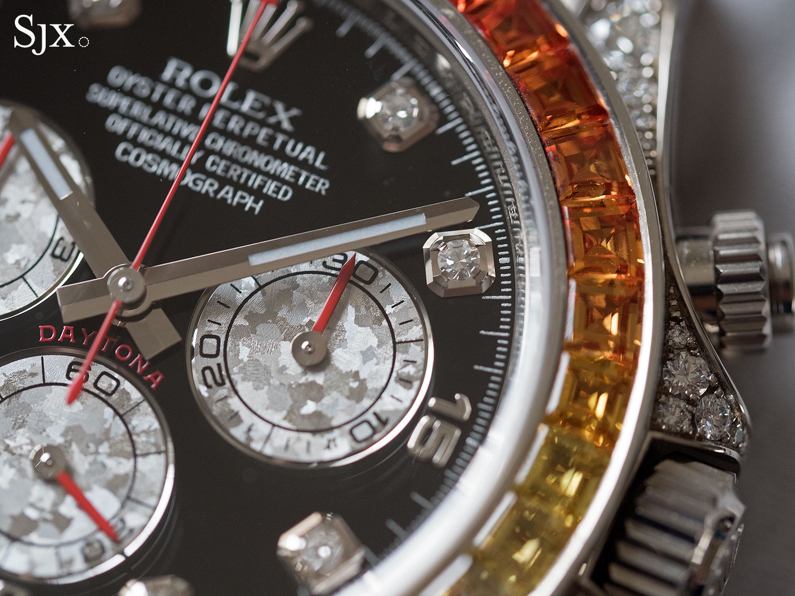 Rolex Daytona Rainbow Ref. 116599RBOW bằng vàng trắng