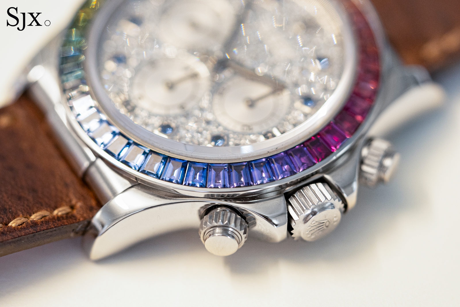 Rolex Daytona “Rainbow” Ref. 16599SAAEC: hồ sơ chiếc đầu tiên — ảnh chi tiết 7