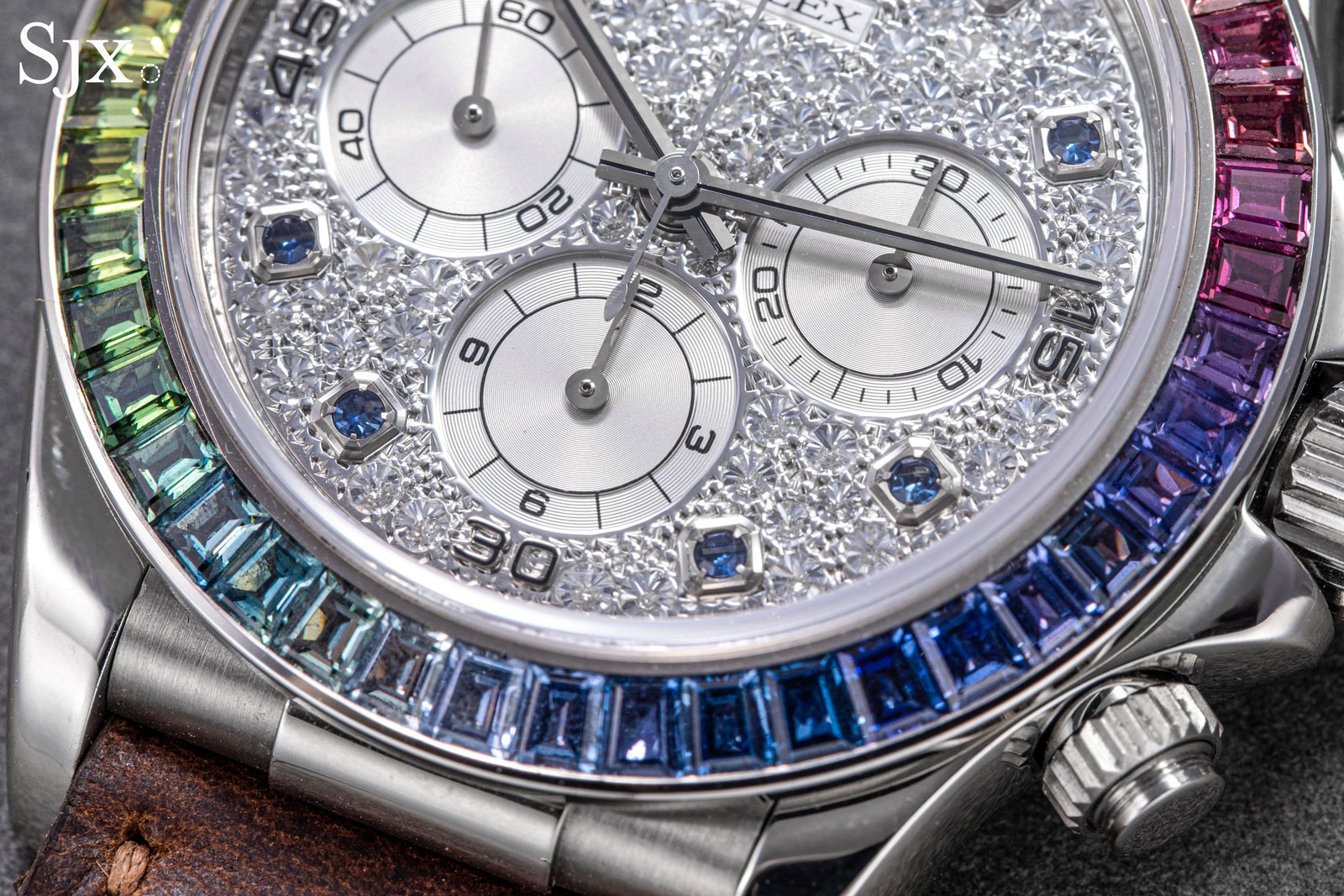 Rolex Daytona “Rainbow” Ref. 16599SAAEC: hồ sơ chiếc đầu tiên — ảnh chi tiết 8