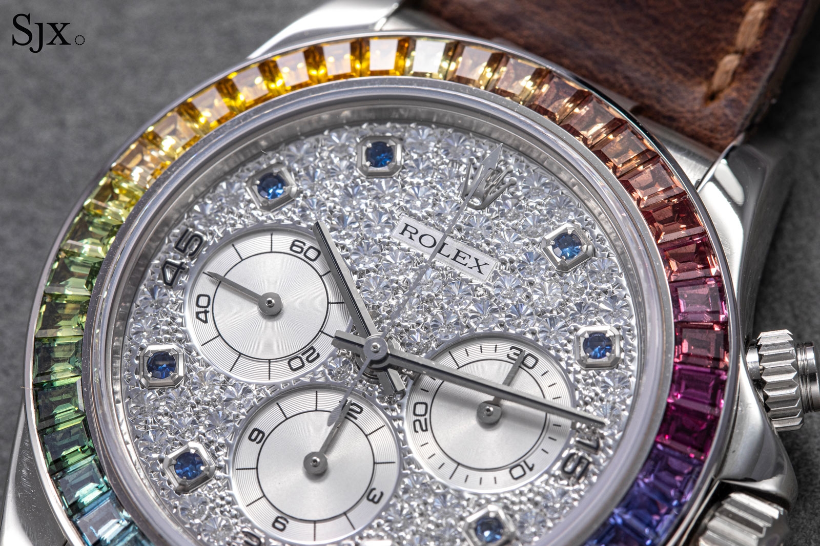 Rolex Daytona “Rainbow” Ref. 16599SAAEC: hồ sơ chiếc đầu tiên — ảnh chi tiết 9
