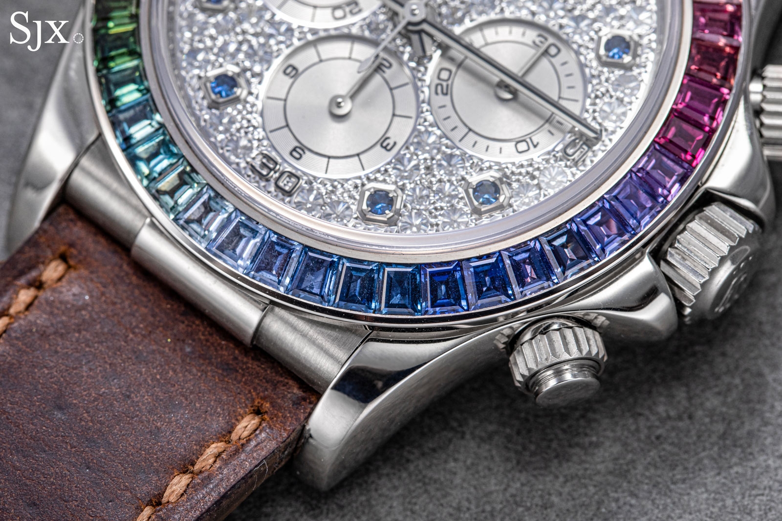 Rolex Daytona “Rainbow” Ref. 16599SAAEC: hồ sơ chiếc đầu tiên — ảnh chi tiết 10