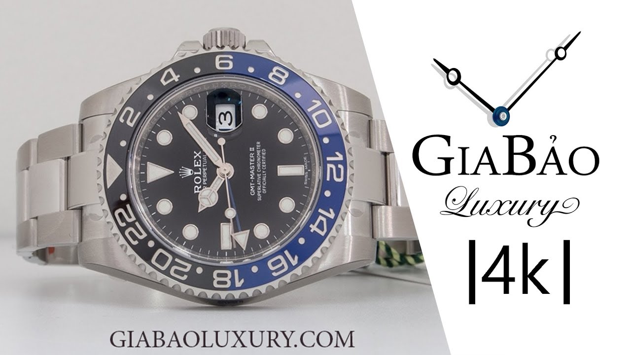 Rolex GMT-Master II 116710BLNR: thế hệ “Batman” đầu tiên