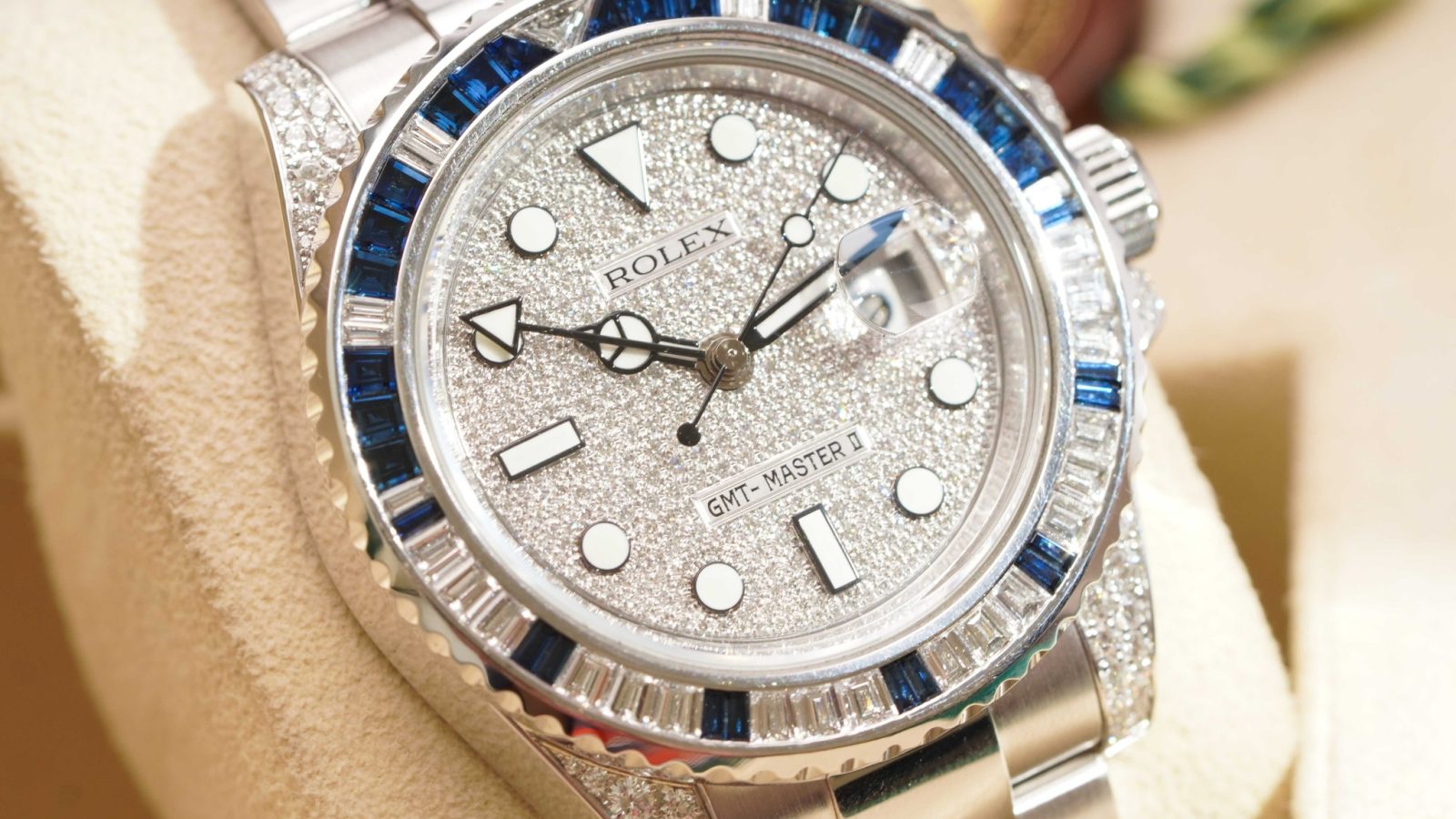 Rolex GMT-Master II 116759SA: vàng trắng & kim cương