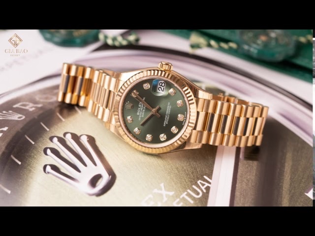 Rolex Datejust 31 Ref. 278278 mặt olive