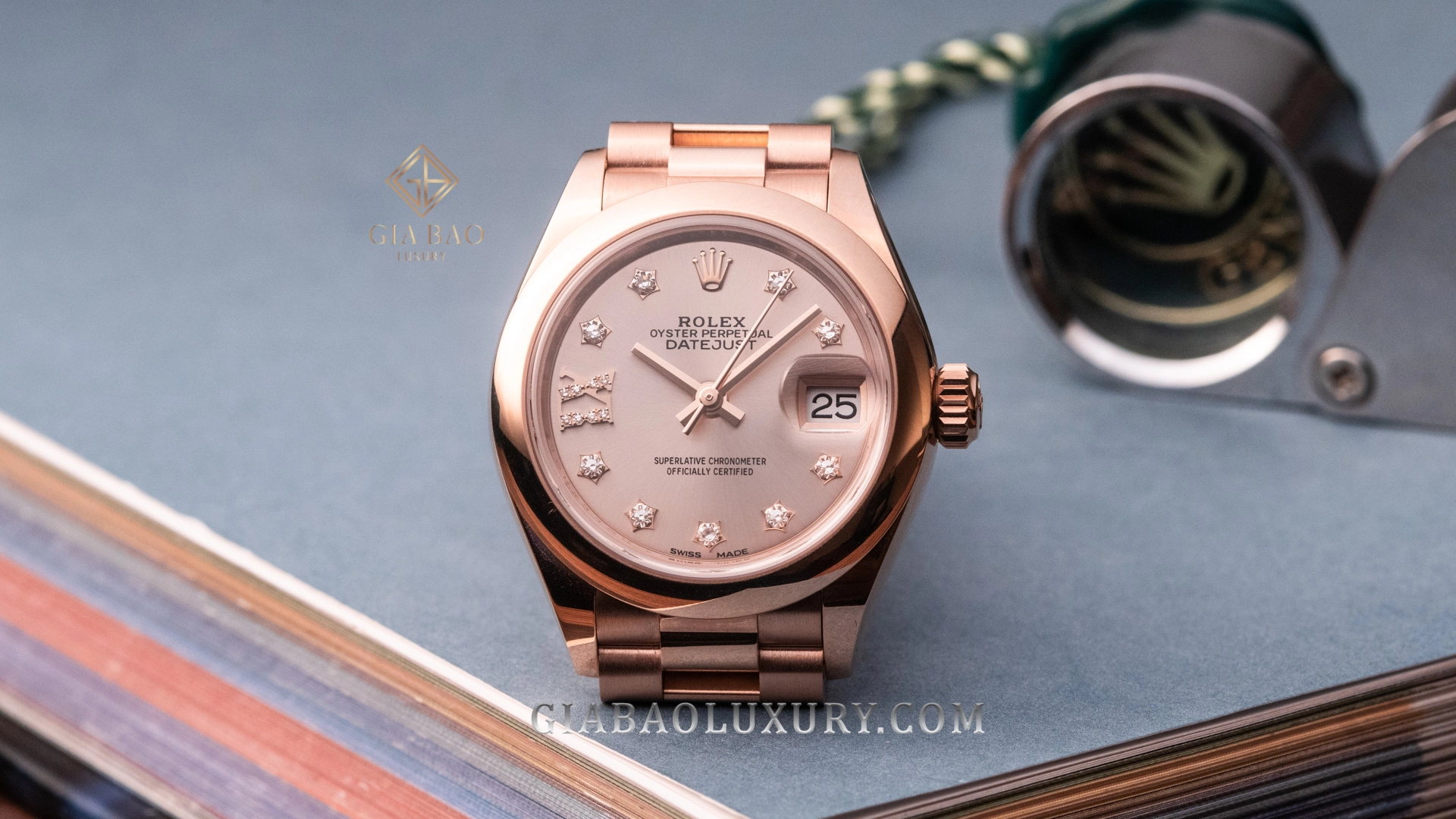 Rolex Lady-Datejust 279165 Everose: tỷ lệ 28 mm của Rolex Lady-Datejust