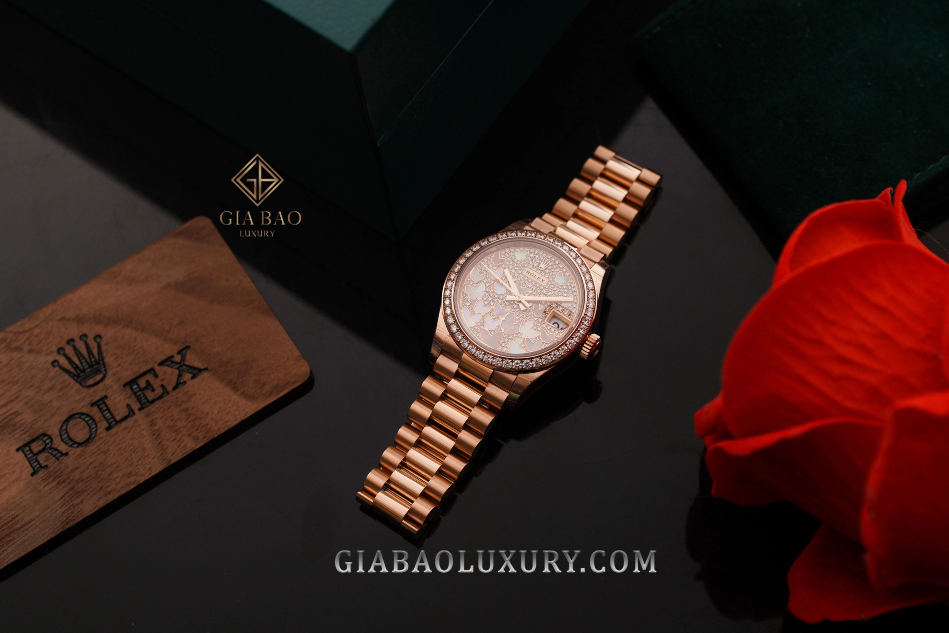 Rolex Datejust 31 Ref. 278285RBR: Rolex Datejust 31 Ref. 278285RBR cùng dây President