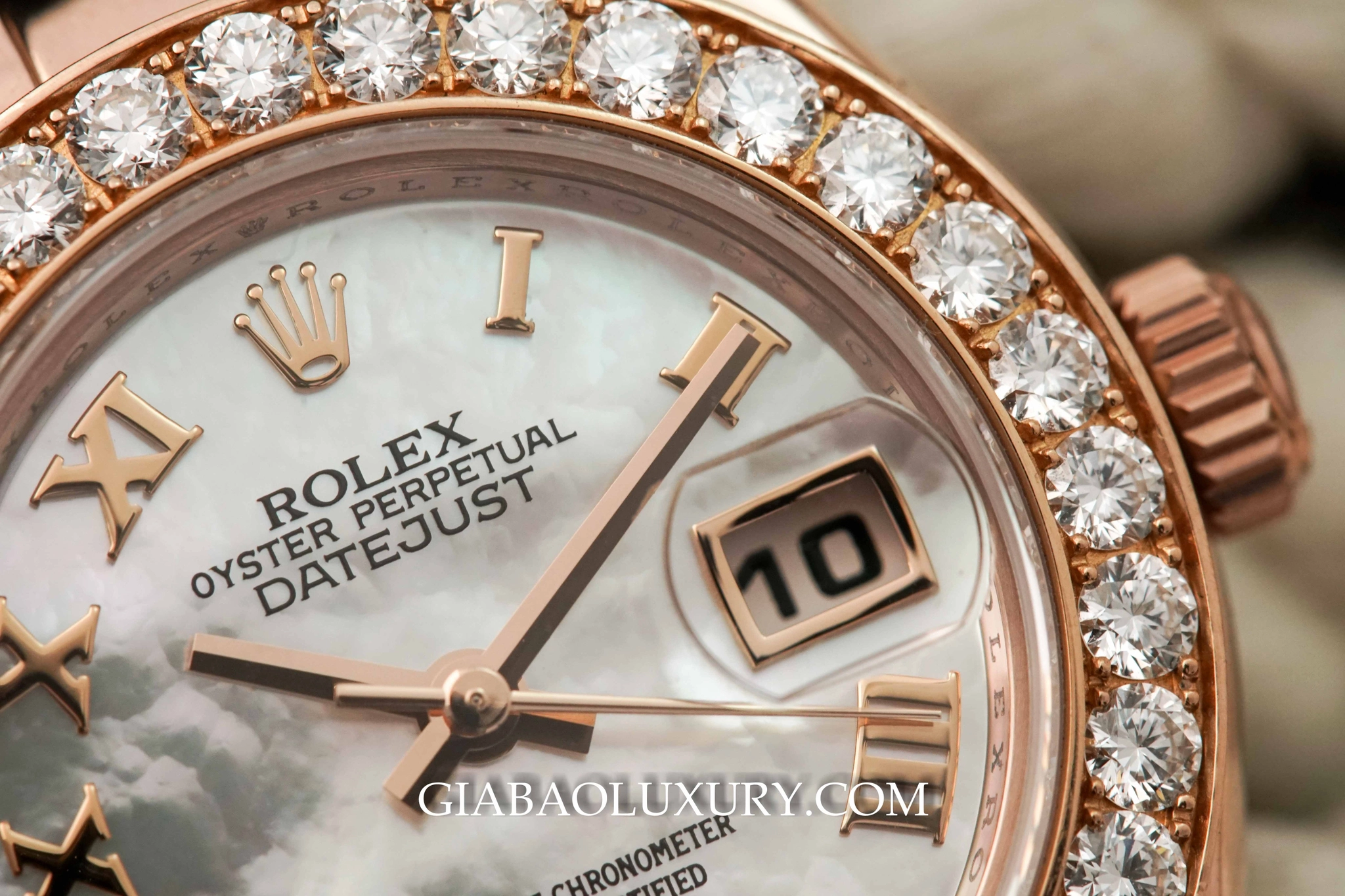 Rolex Pearlmaster 80315: vỏ Everose 29 mm và mặt xà cừ — ảnh chi tiết 14