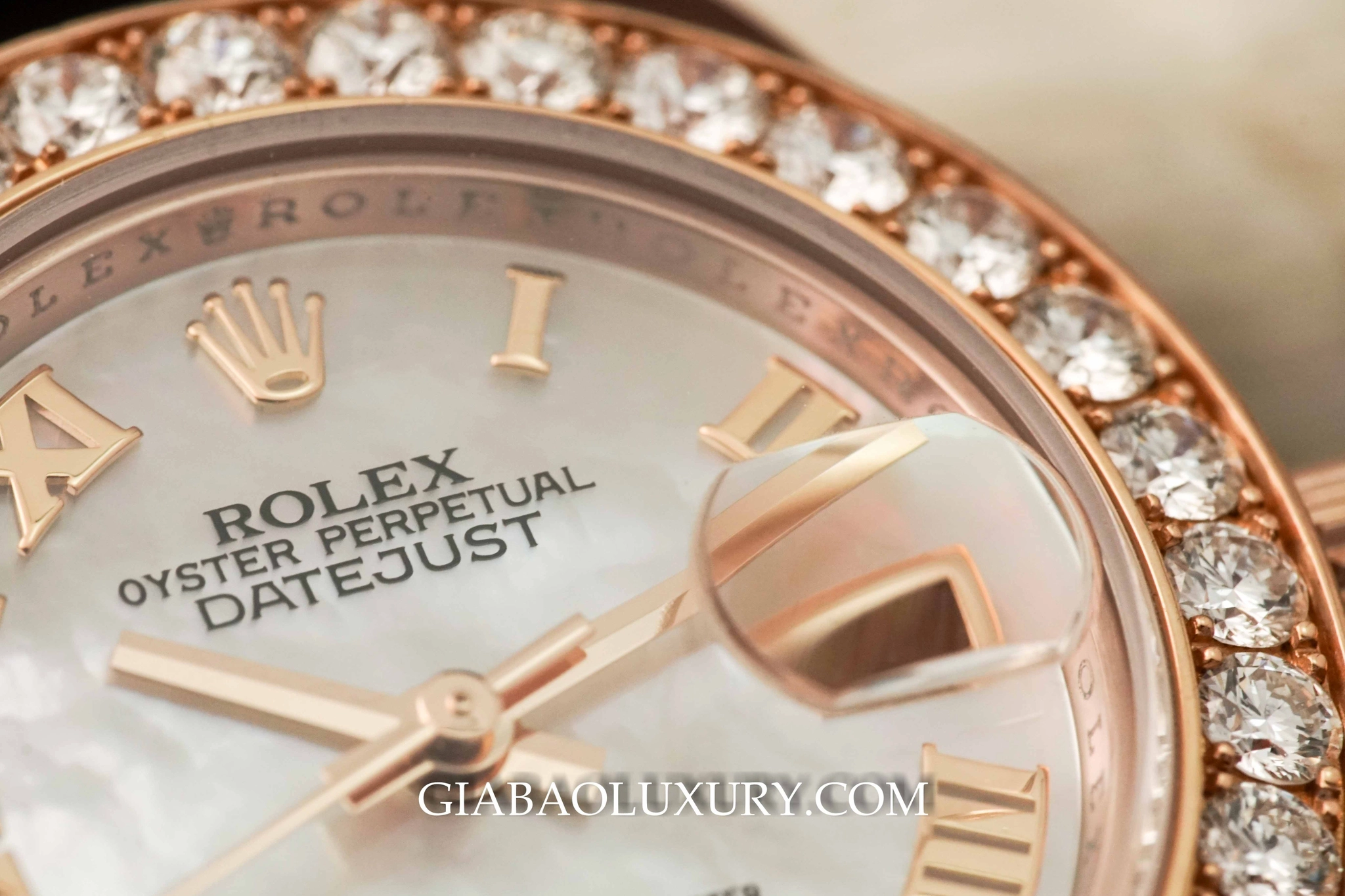 Rolex Pearlmaster 80315: vỏ Everose 29 mm và mặt xà cừ — ảnh chi tiết 15