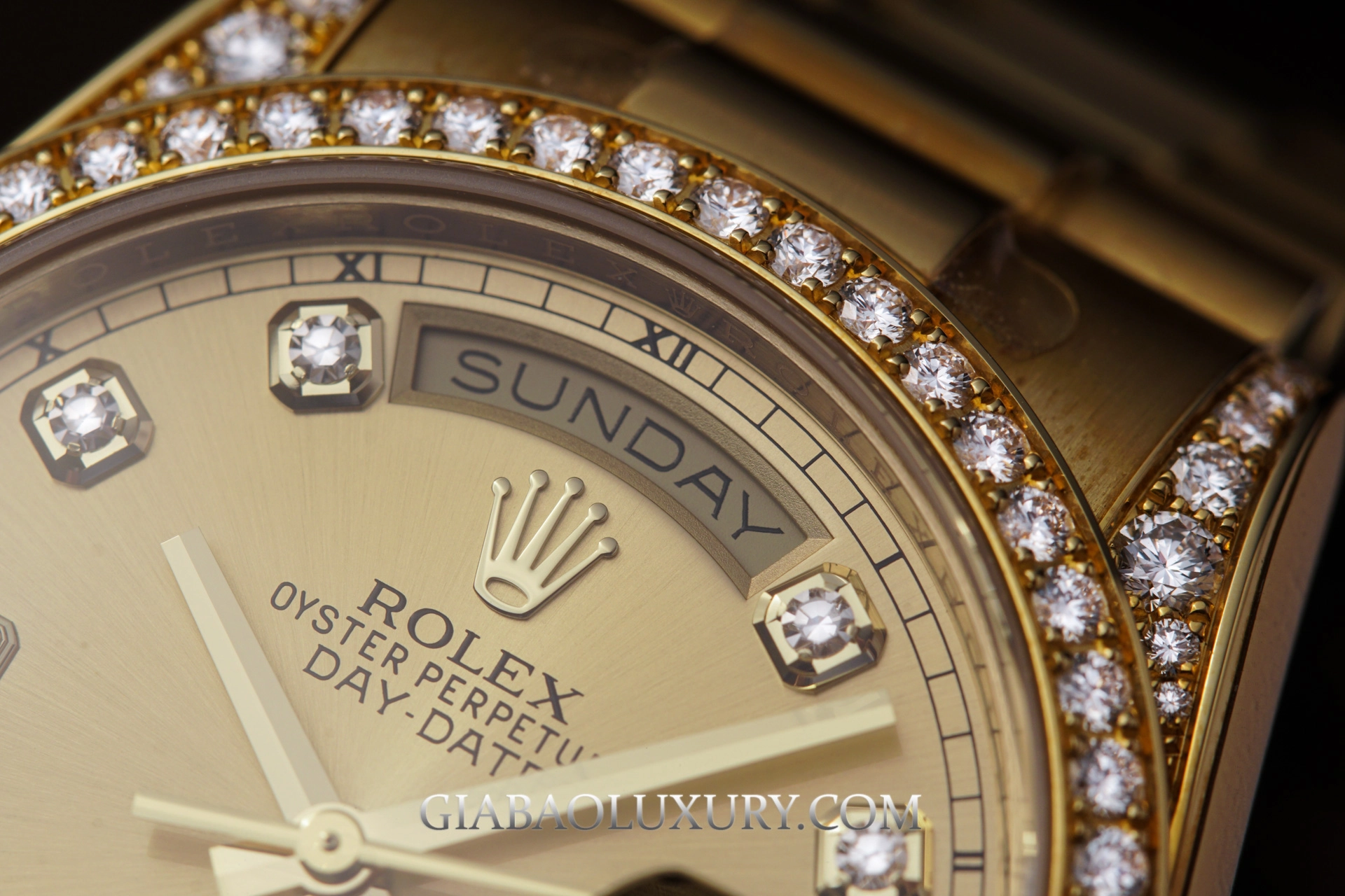 Rolex đính đá: Pearlmaster, Day-Date và Lady-Datejust: ô thứ và hệ thống đính đá của Day-Date 118388
