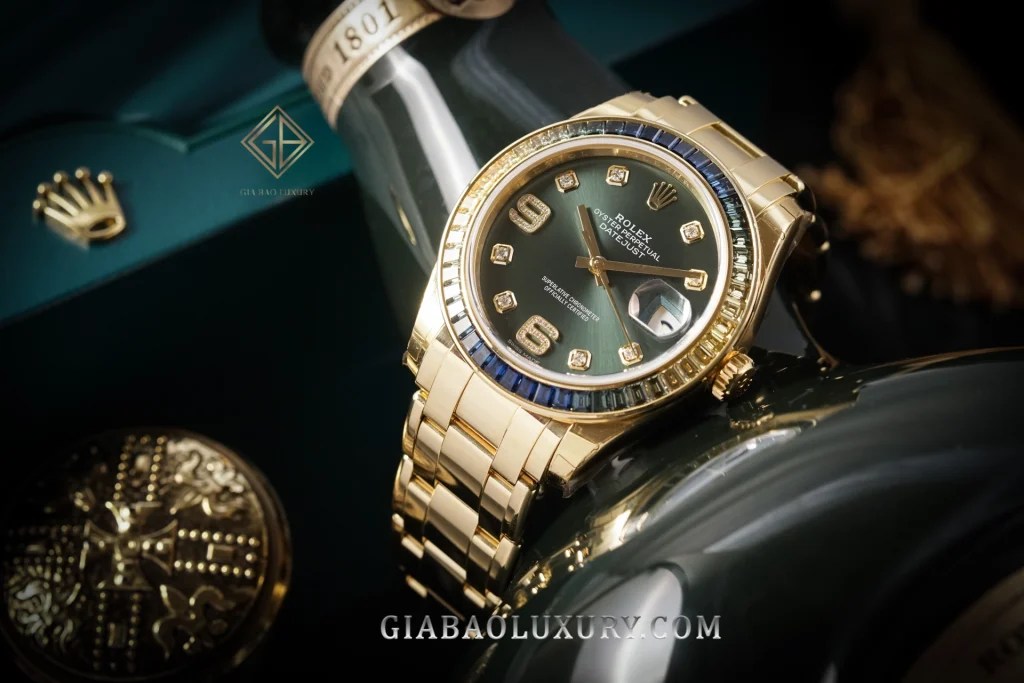 Rolex Pearlmaster 86348SABLV và calibre 3235: Rolex Pearlmaster 39 Ref. 86348SABLV nhìn chính diện