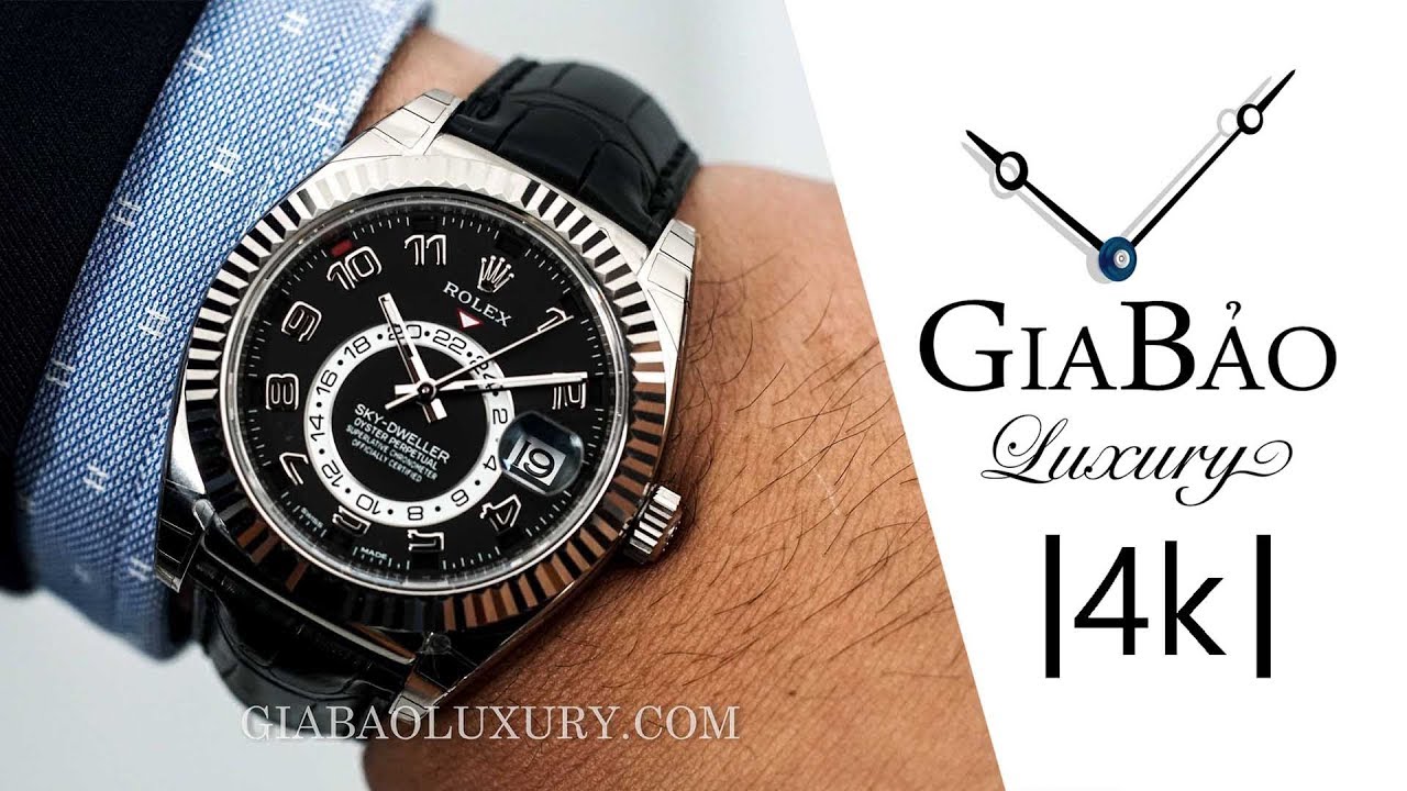 Rolex Sky-Dweller 326139: vàng trắng và lịch Saros
