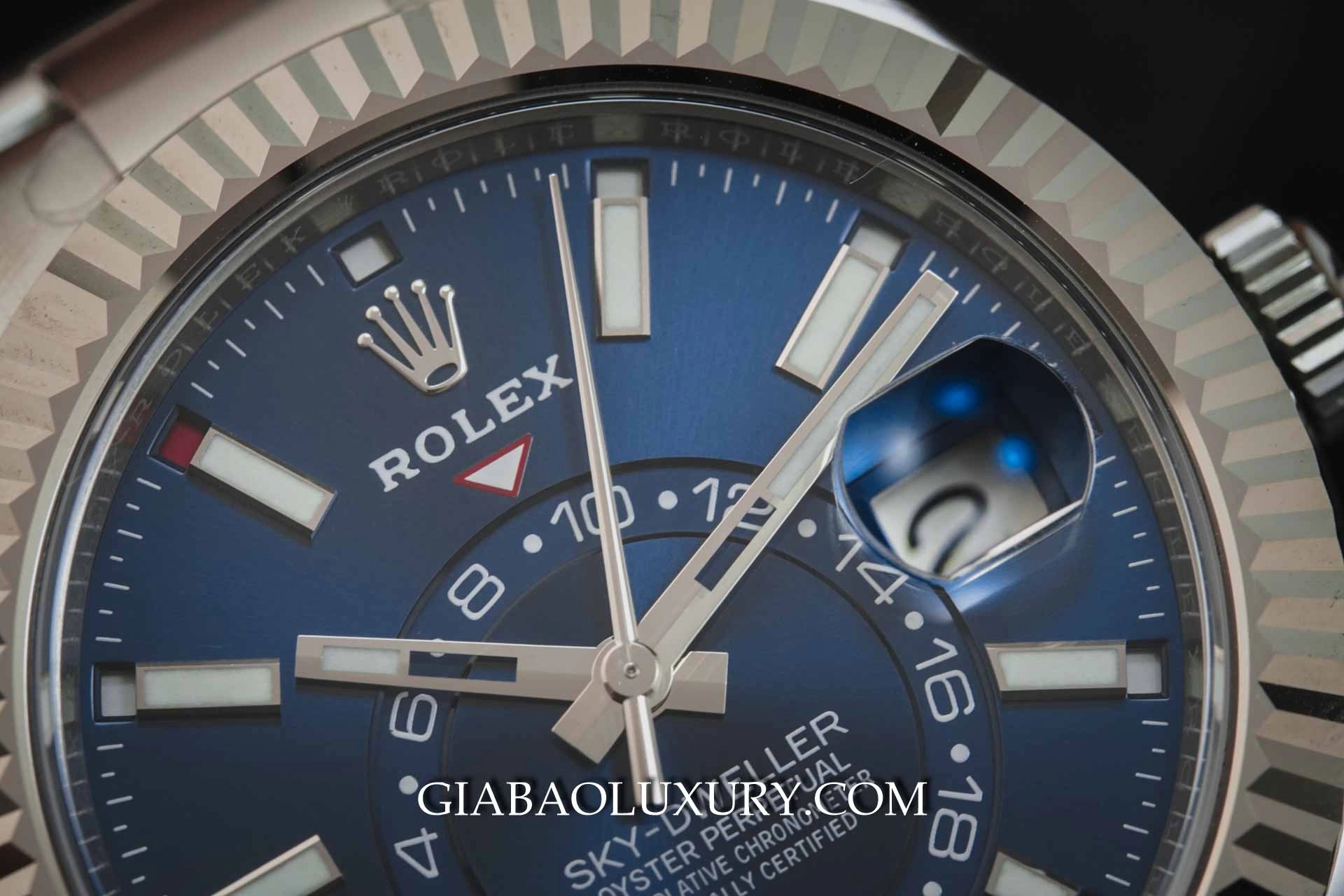 Rolex Sky-Dweller 326934: lịch thường niên và hai múi giờ — ảnh chi tiết 12