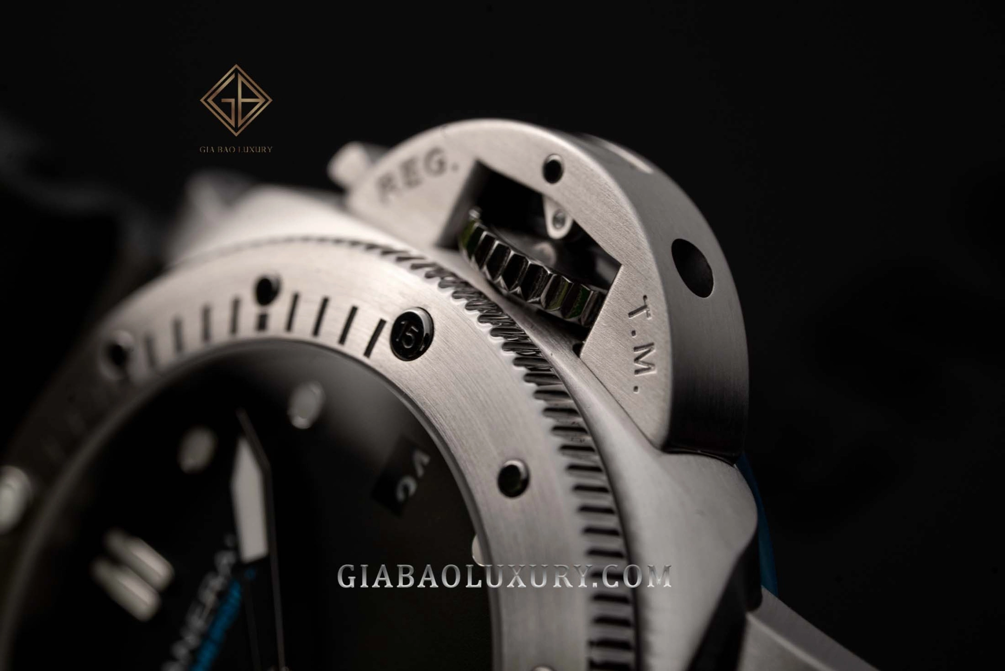 Rolex Submariner 126610LN và Panerai Submersible PAM00973: cầu bảo vệ núm đặc trưng trên Panerai Submersible