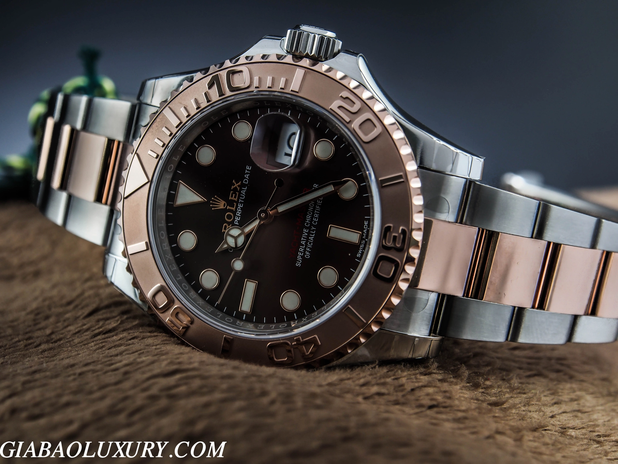 Rolex Yacht-Master 116621: Rolesor Everose trên dây Oyster — ảnh chi tiết 01