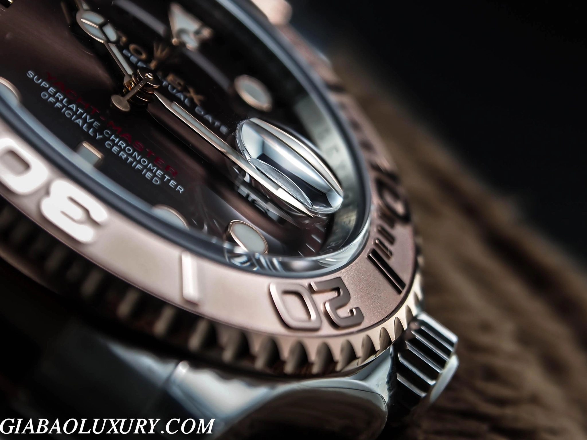 Rolex Yacht-Master 116621: Rolesor Everose trên dây Oyster — ảnh chi tiết 08
