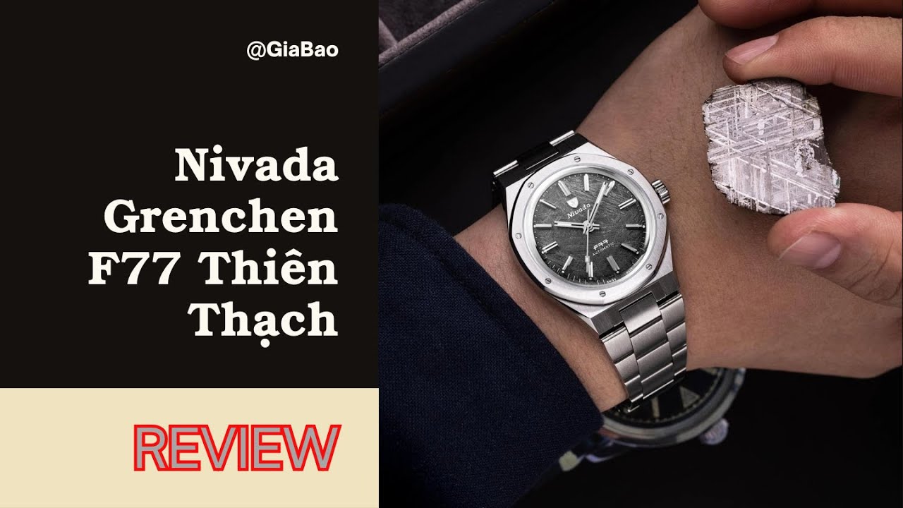 Nivada F77 Titanium Meteorite: thể thao 37 mm