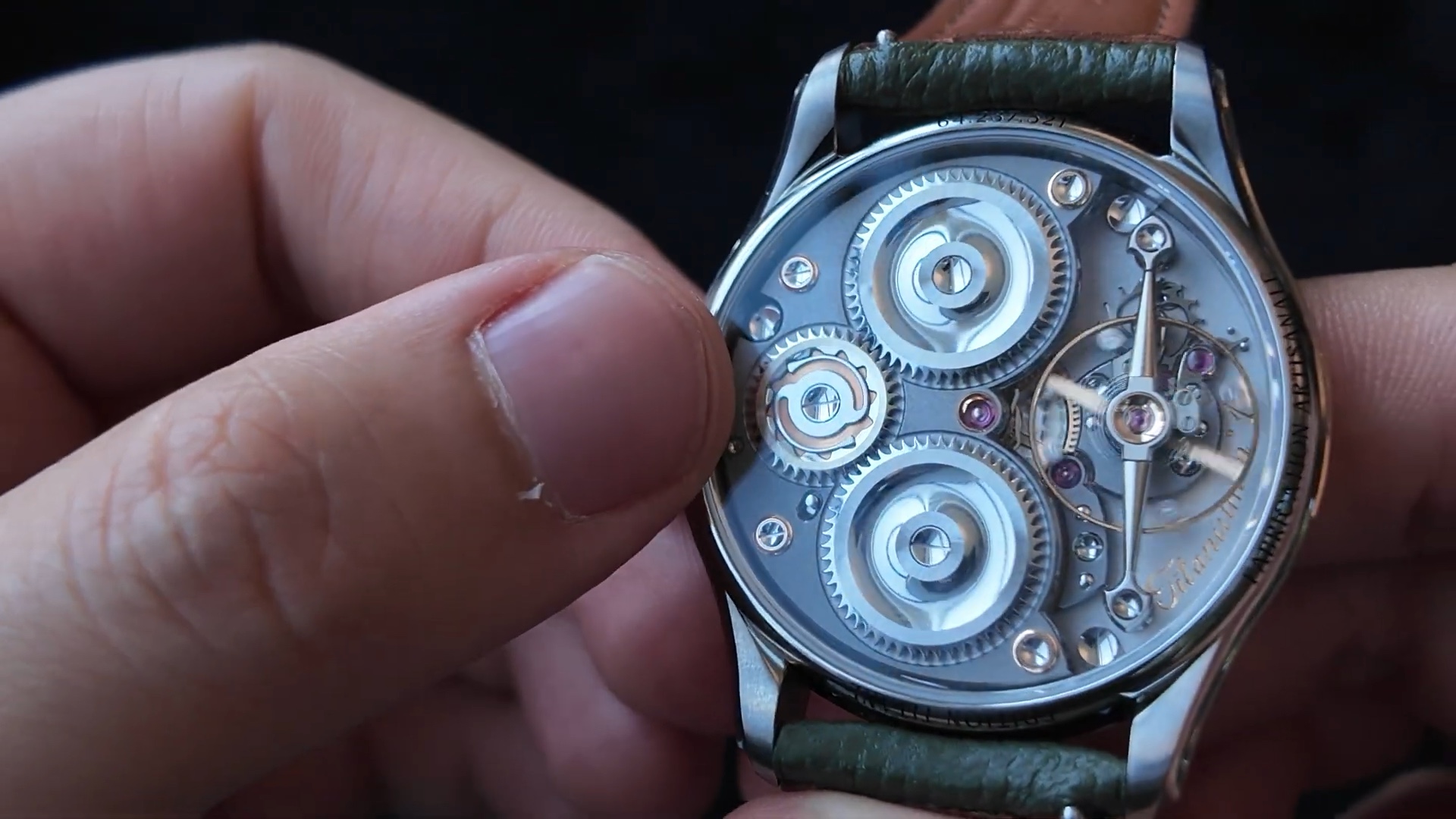 Mặt đáy Simon Brette Chronomètre Artisans