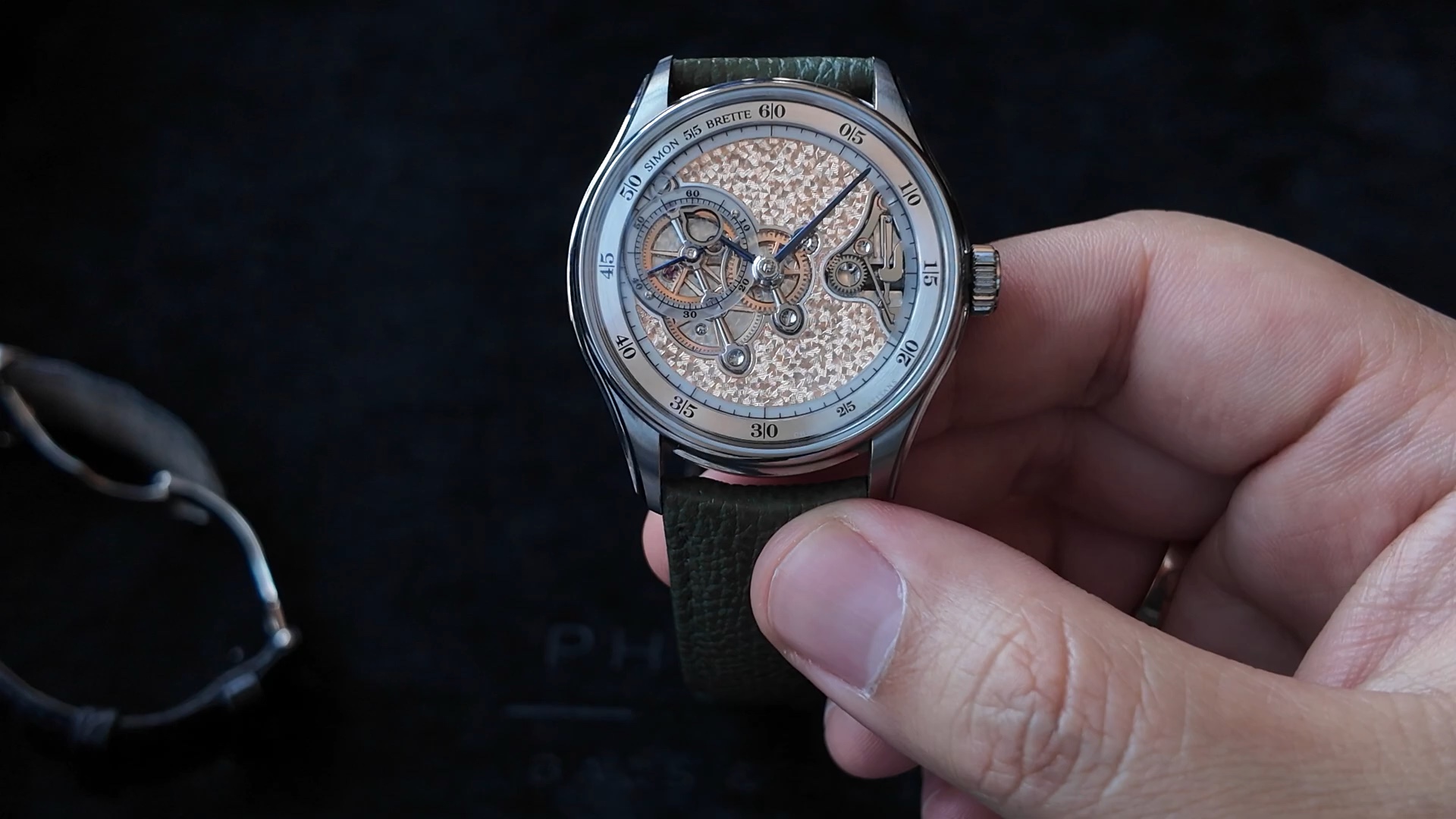 Mặt số Simon Brette Chronomètre Artisans Edition Titane