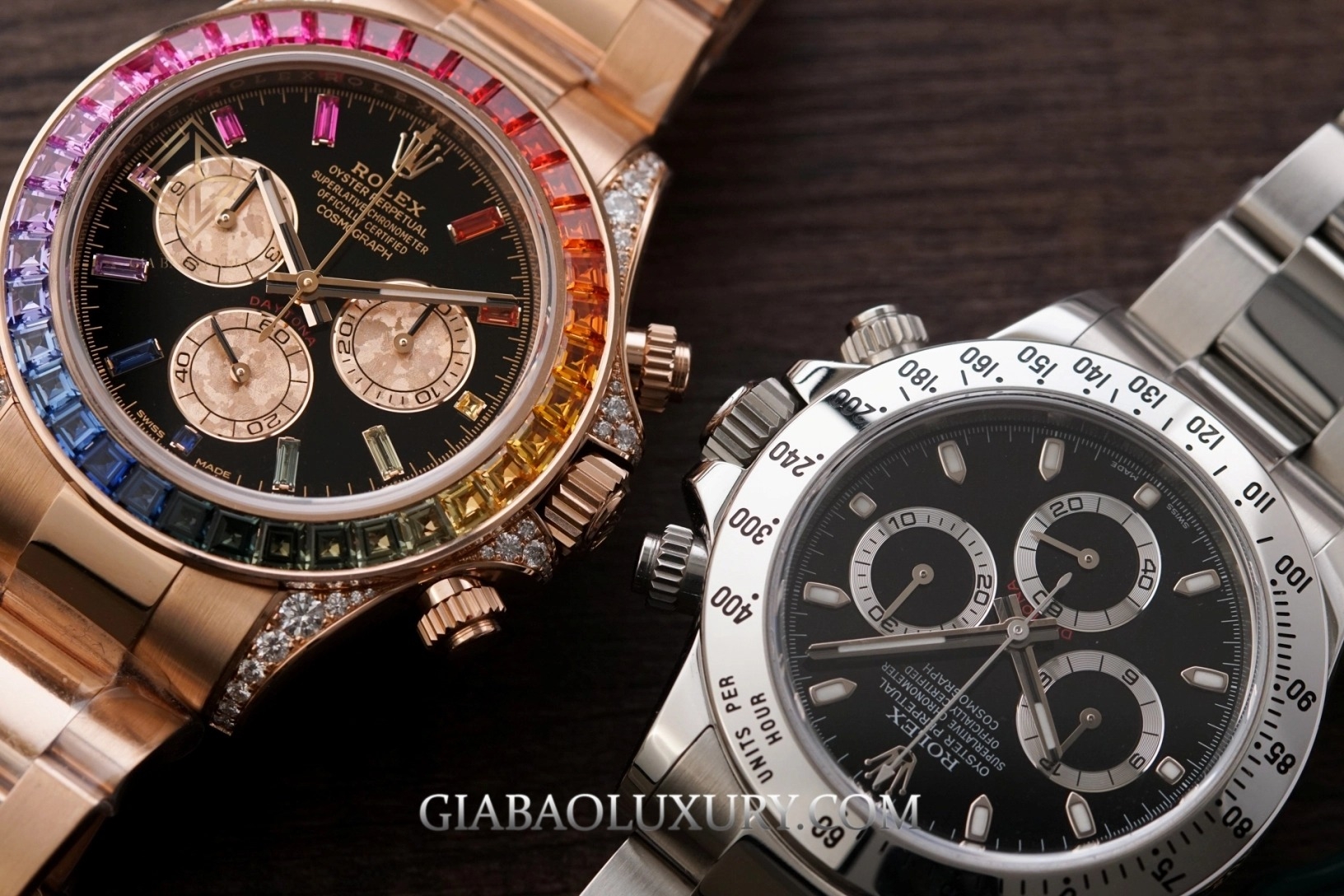 Hai Rolex Daytona cho thấy khác biệt giữa các reference hiện đại