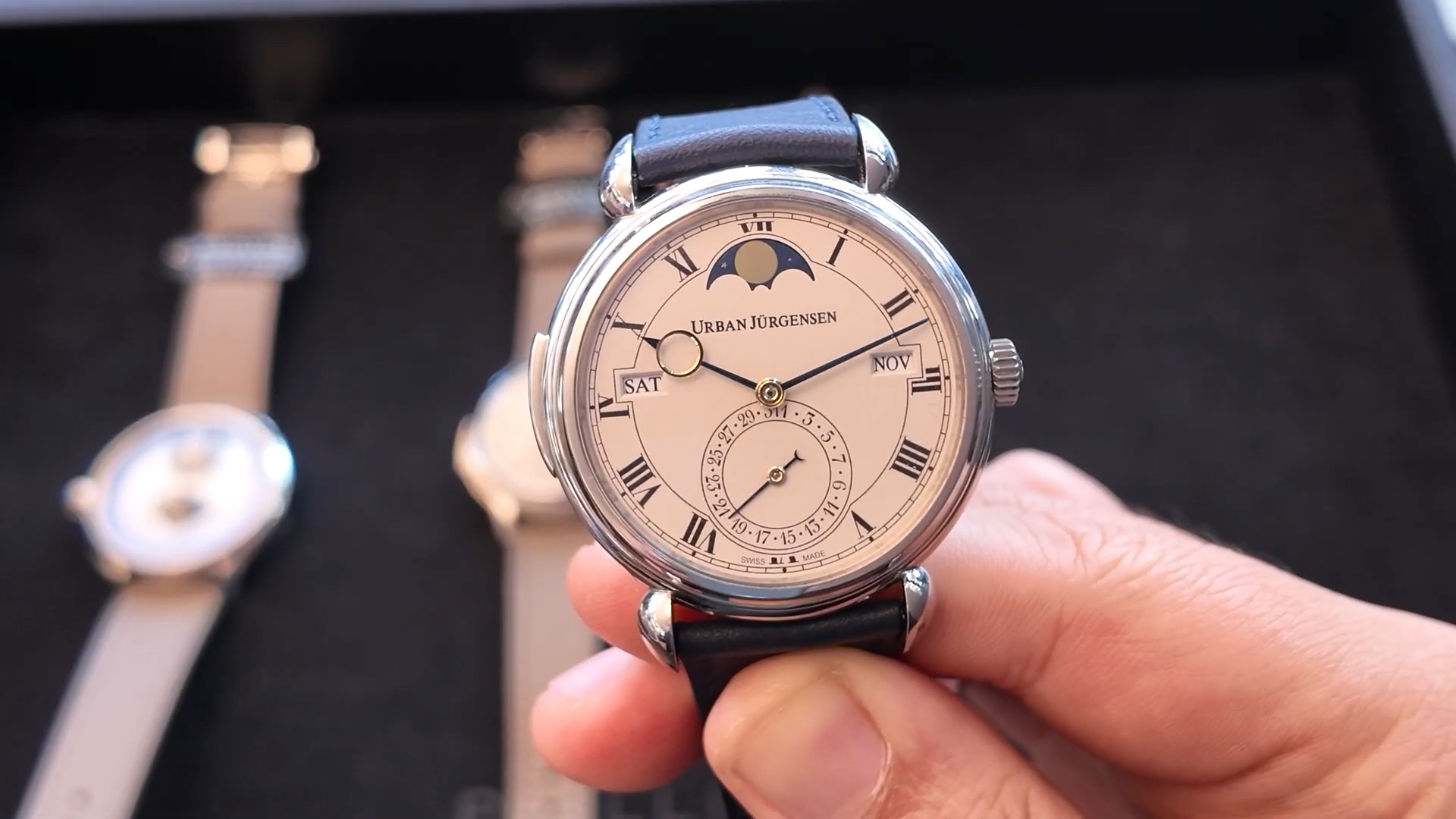 Mặt số lịch vạn niên Urban Jürgensen Unique Piece