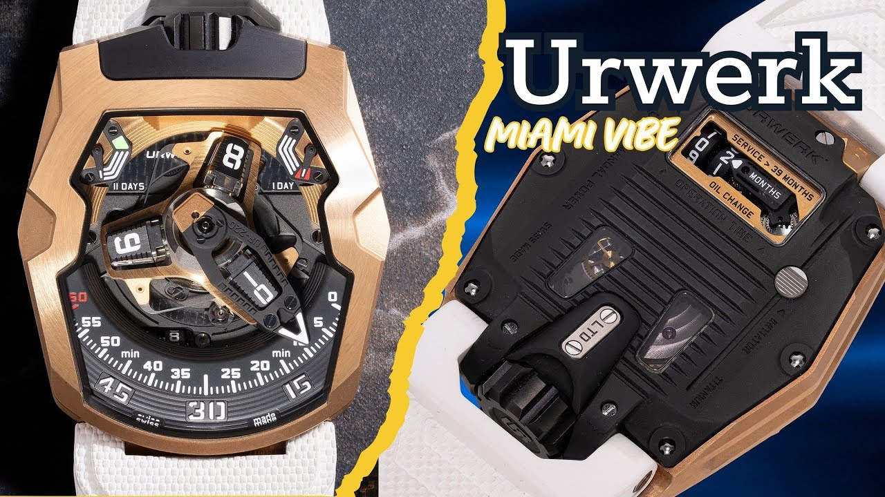 Urwerk UR-220 Miami Vibe: bản khép lại dòng UR-220