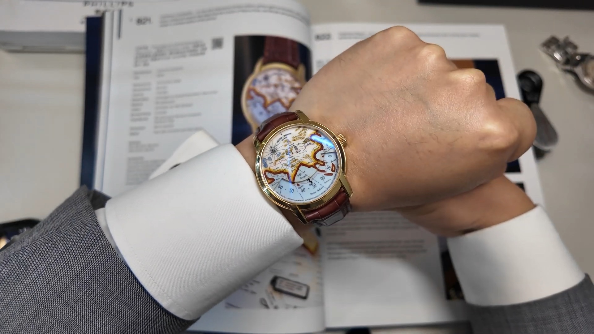 Vacheron Constantin Marco Polo 39 mm trên cổ tay