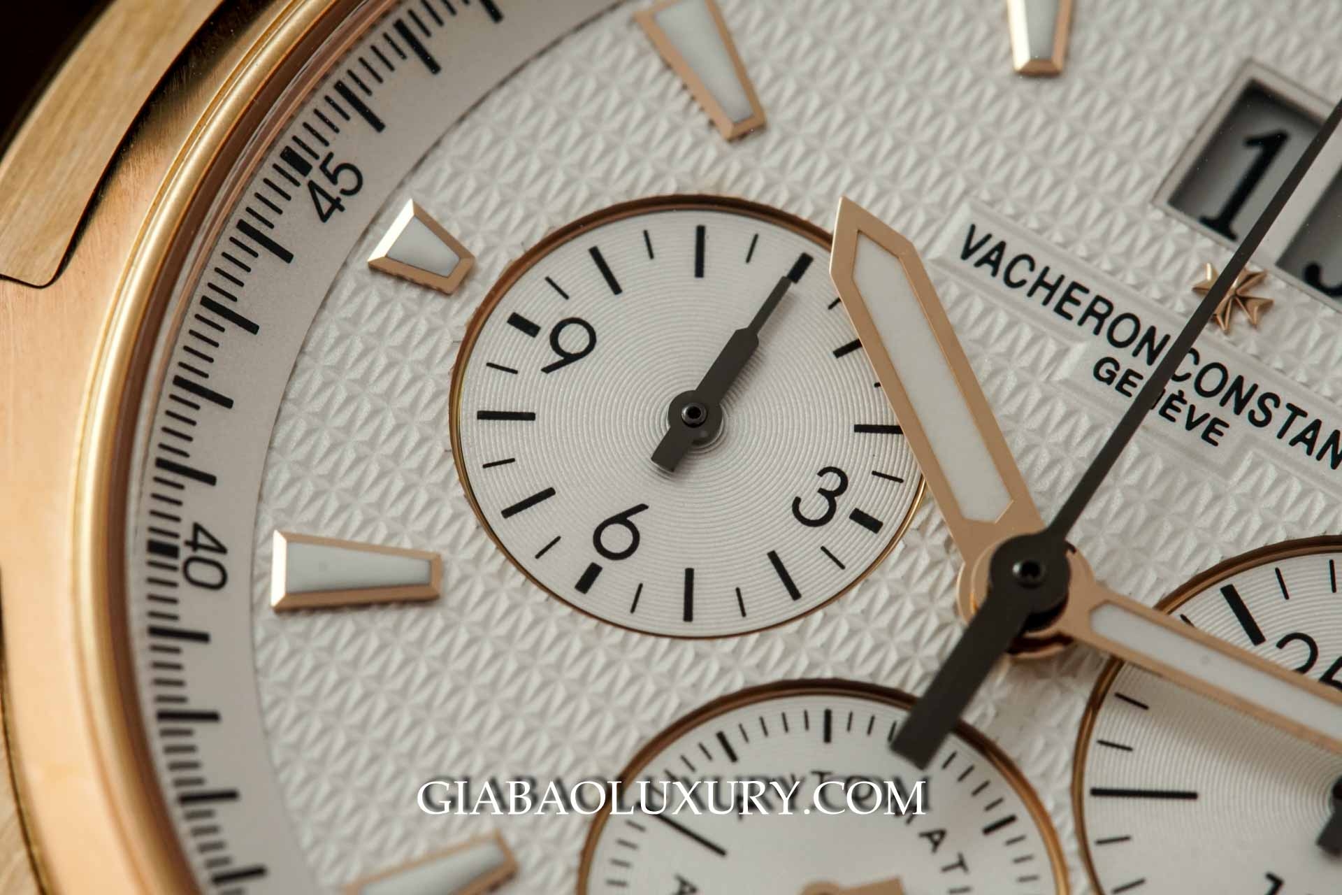 Vacheron Constantin Overseas Chronograph 49150 vàng hồng — ảnh chi tiết 13