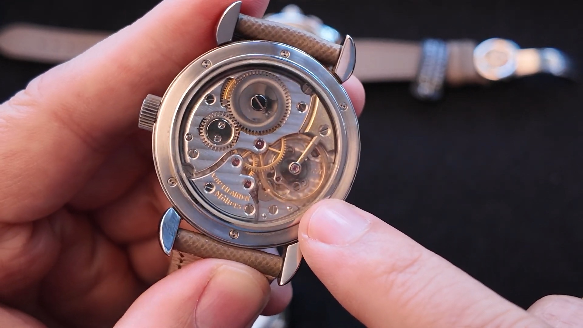 Cầu máy và bánh lắc của Peseux 260 trên Voutilainen Observatoire